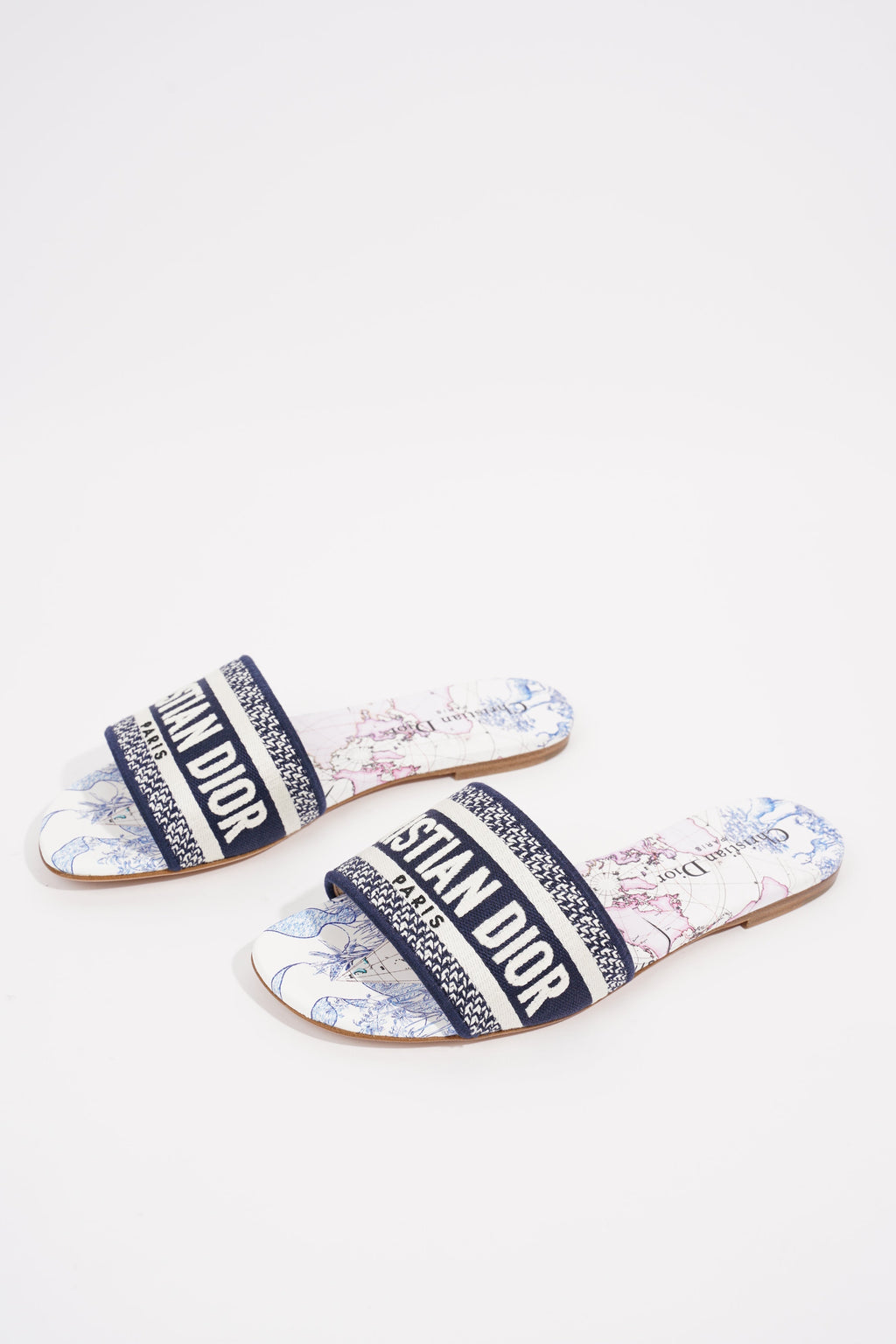 Christian Dior Womens Dway Slide True Blue EU 36.5 / UK 3.5