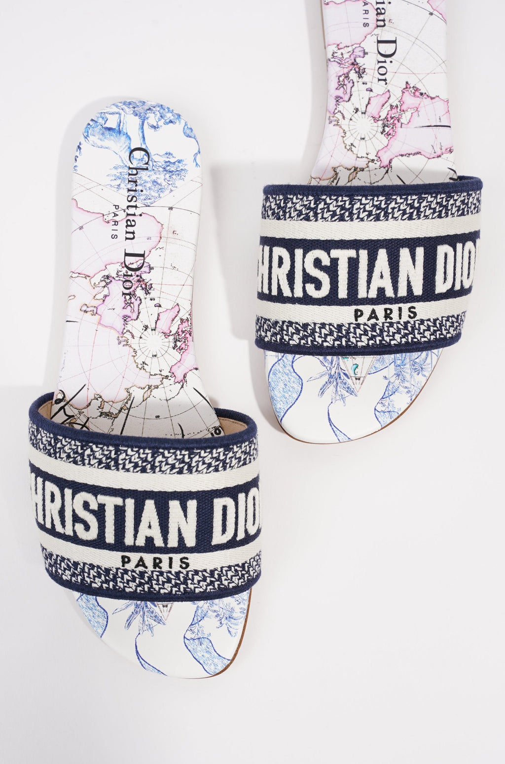 Christian Dior Womens Dway Slide True Blue EU 36.5 / UK 3.5