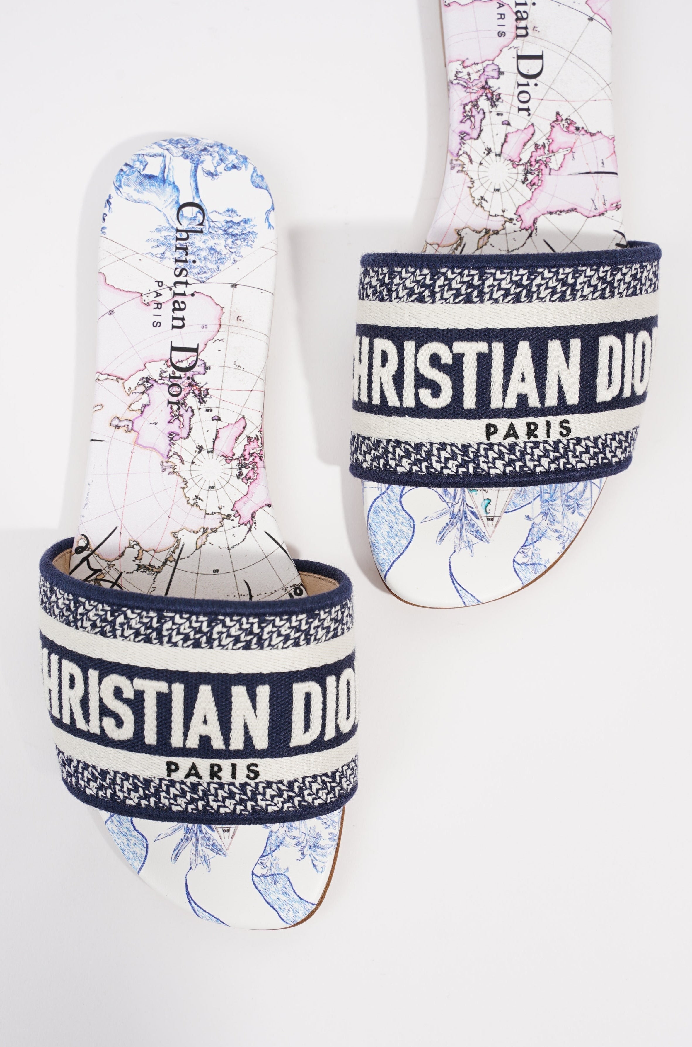 Christian Dior Womens Dway Slide True Blue EU 36.5 / UK 3.5