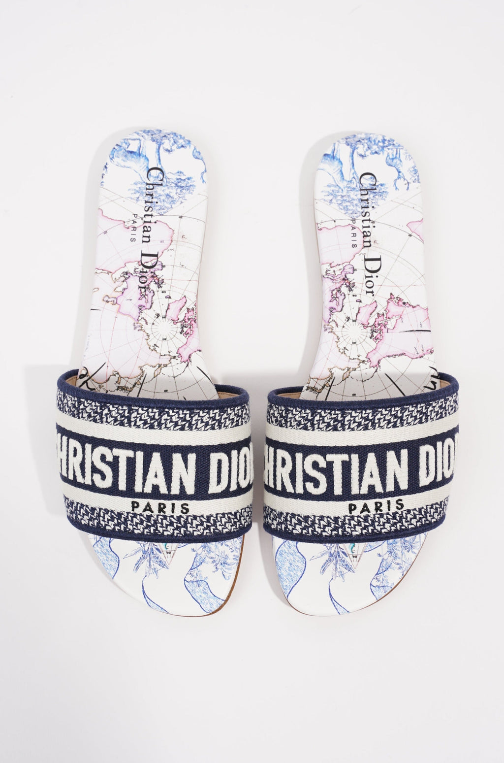 Christian Dior Womens Dway Slide True Blue EU 36.5 / UK 3.5