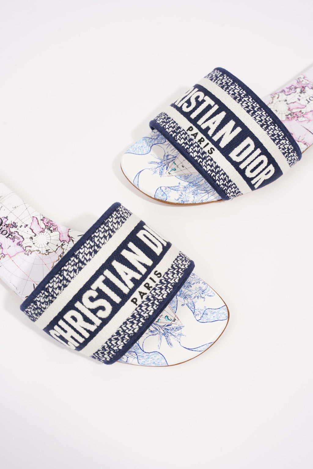 Christian Dior Womens Dway Slide True Blue EU 36.5 / UK 3.5