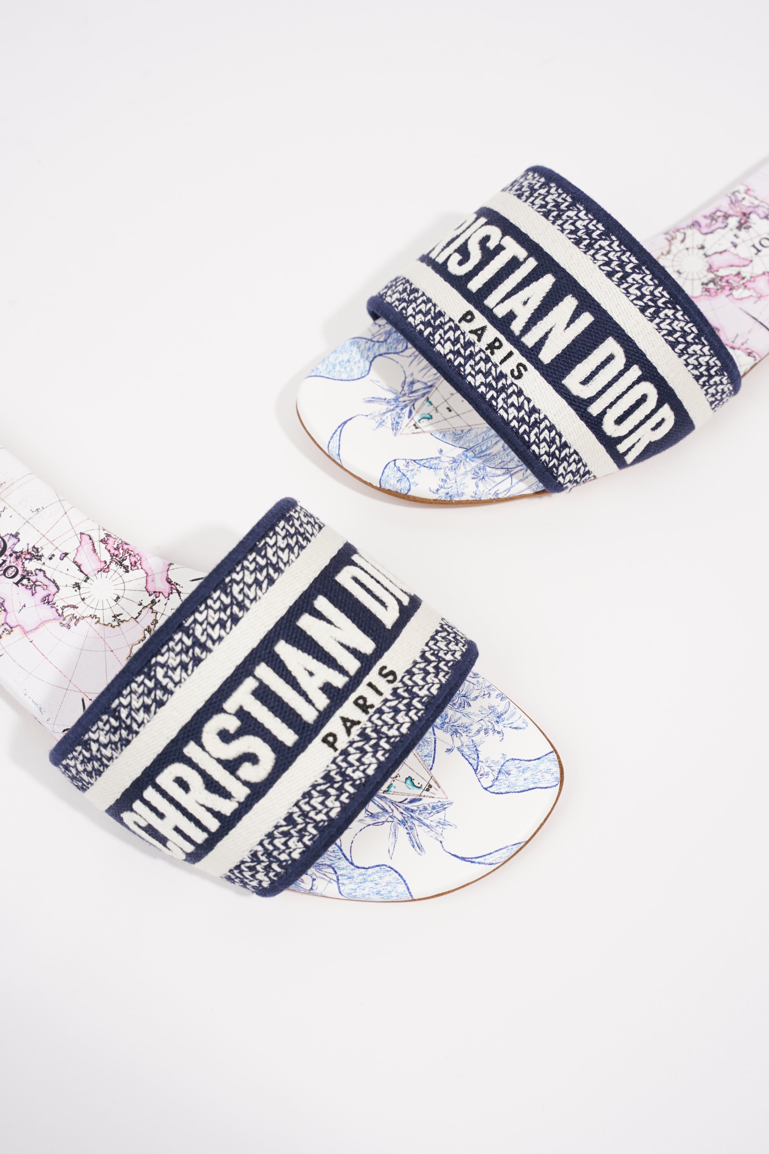 Christian Dior Womens Dway Slide True Blue EU 36.5 / UK 3.5
