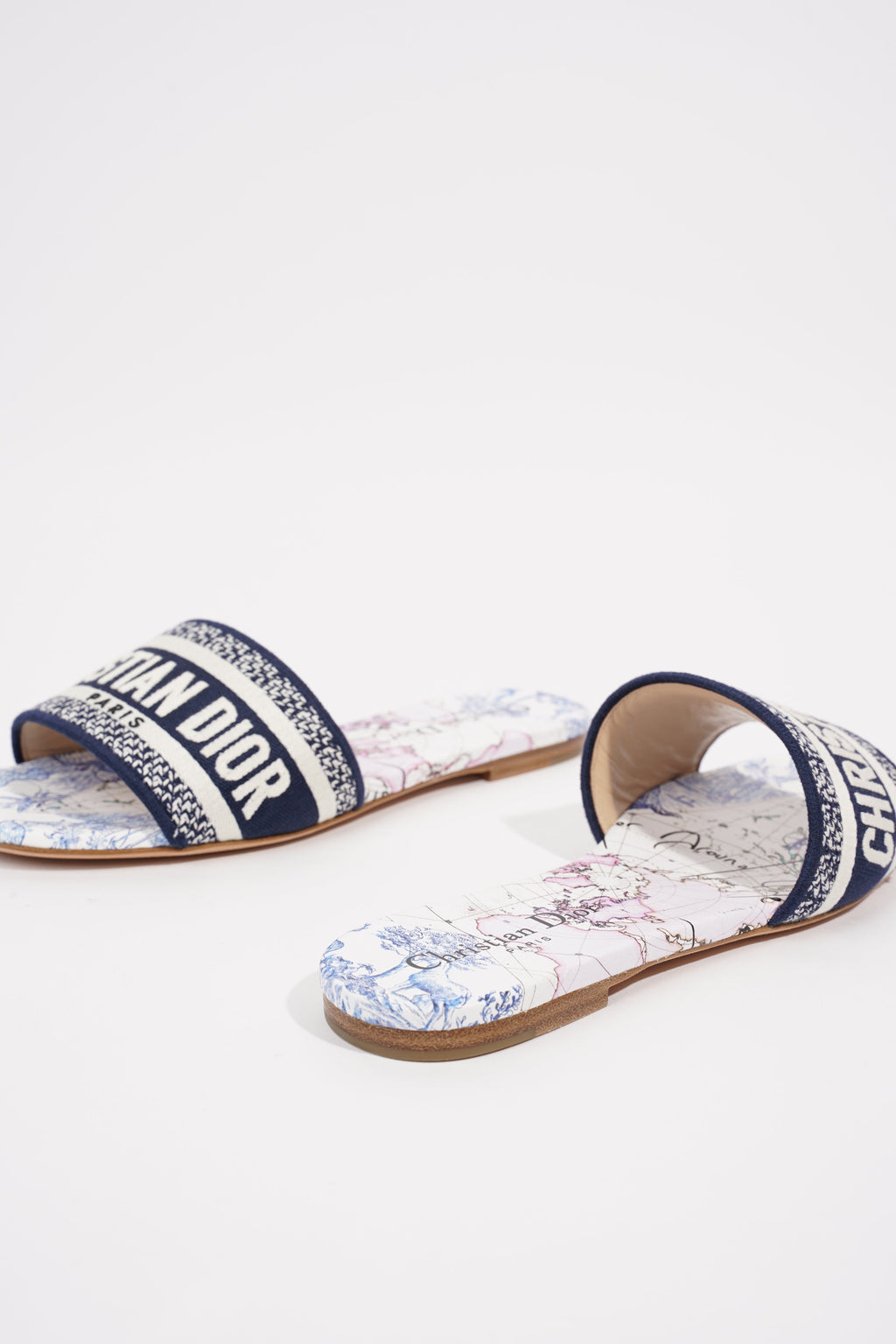 Christian Dior Womens Dway Slide True Blue EU 36.5 / UK 3.5