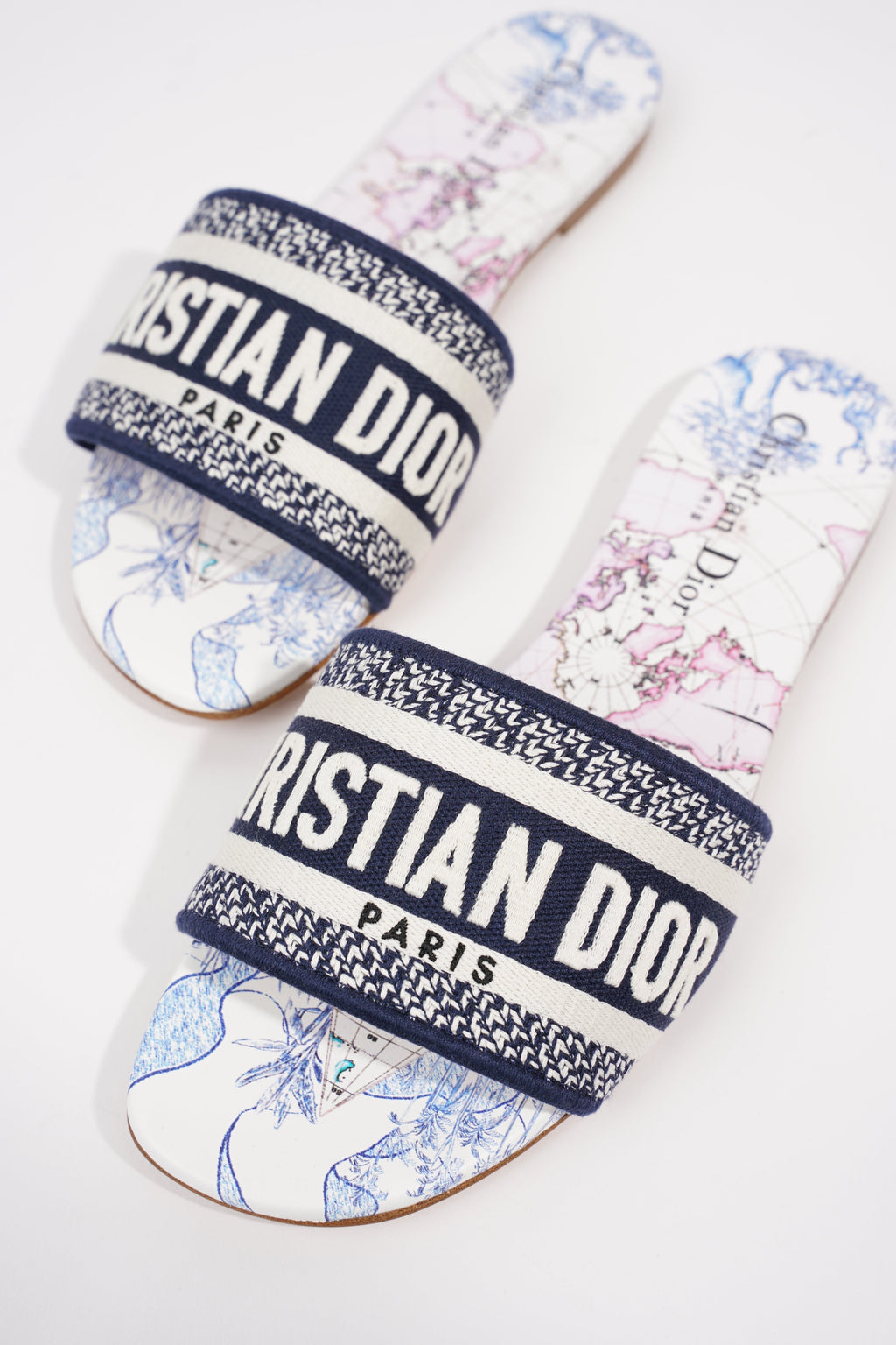 Christian Dior Womens Dway Slide True Blue EU 36.5 / UK 3.5