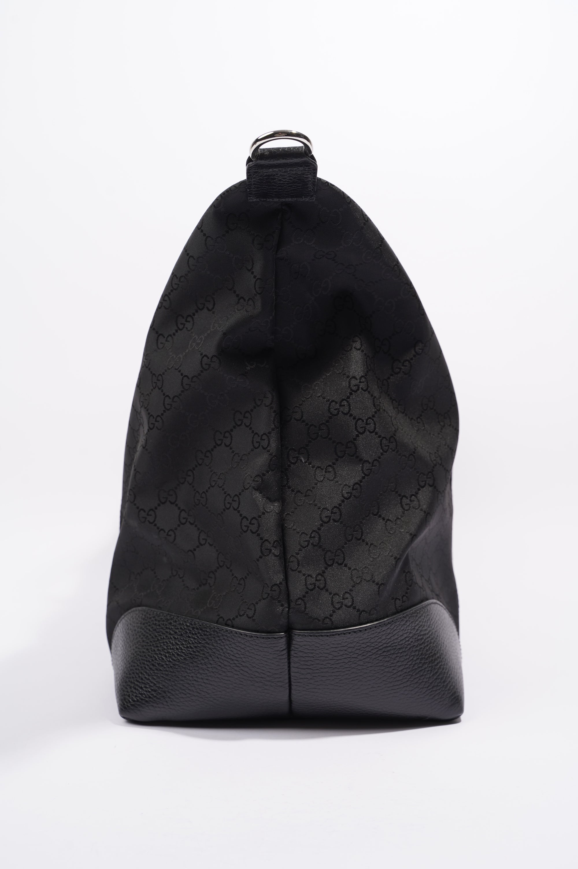 Gucci Mens Duffle Bag Grey Canvas XL