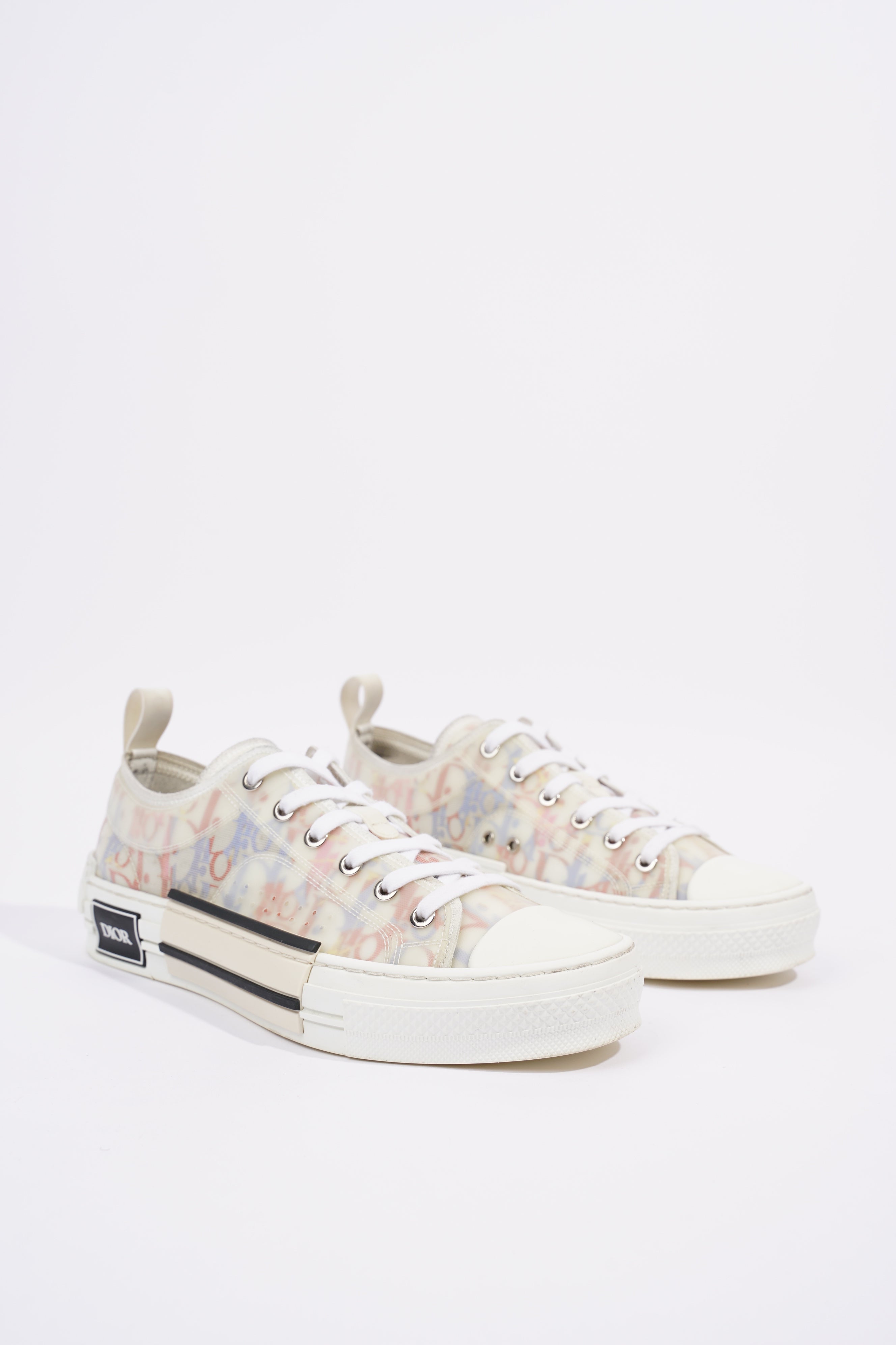 Christian Dior Womens B23 Low Top White / Multi EU 39 / UK 6