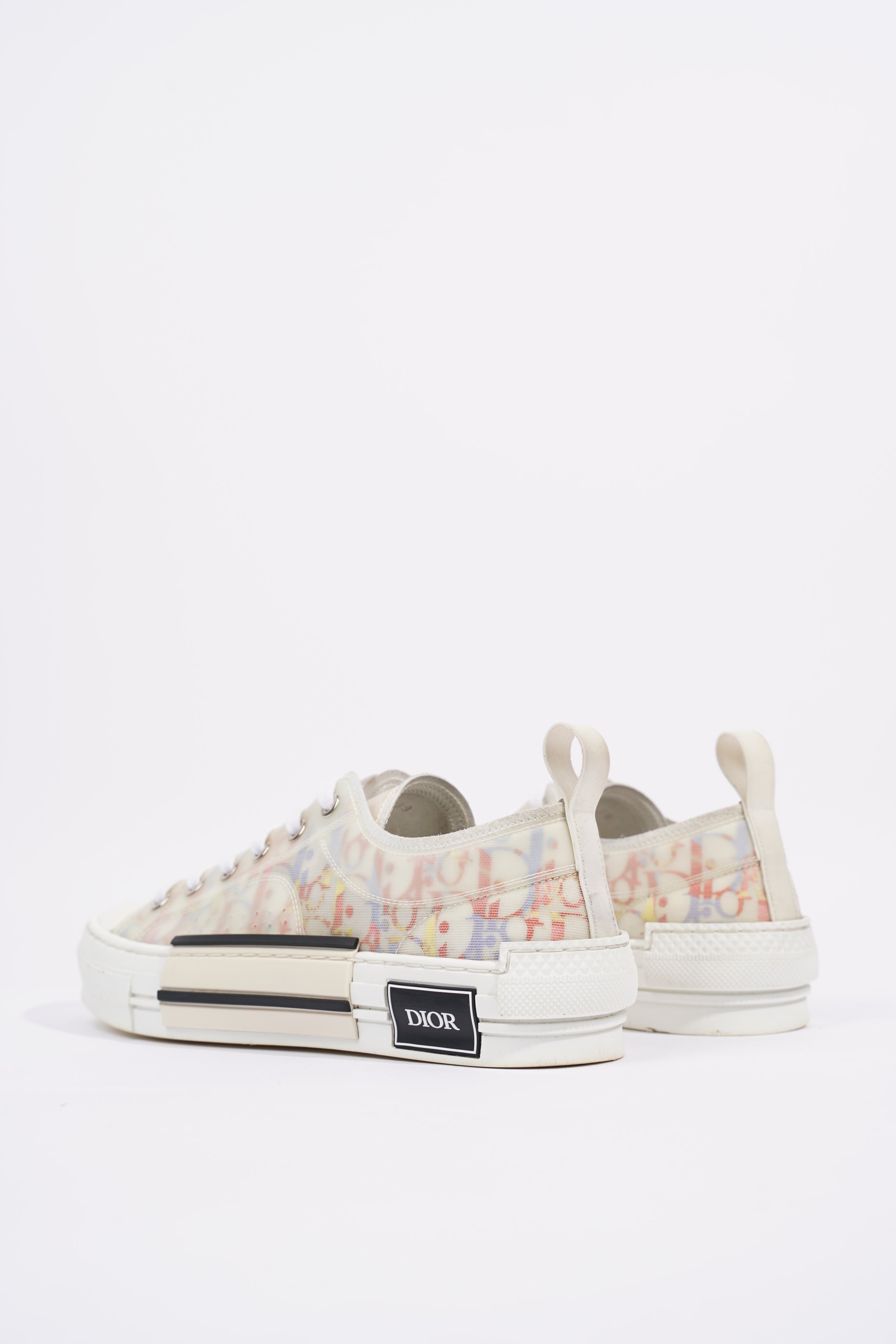 Christian Dior Womens B23 Low Top White / Multi EU 39 / UK 6