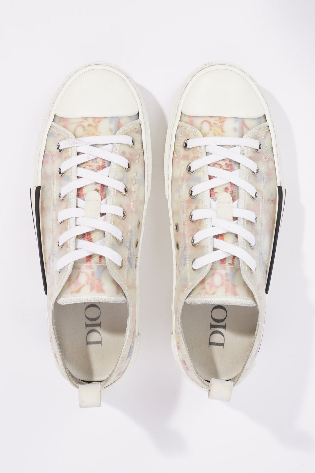 Christian Dior Womens B23 Low Top White / Multi EU 39 / UK 6