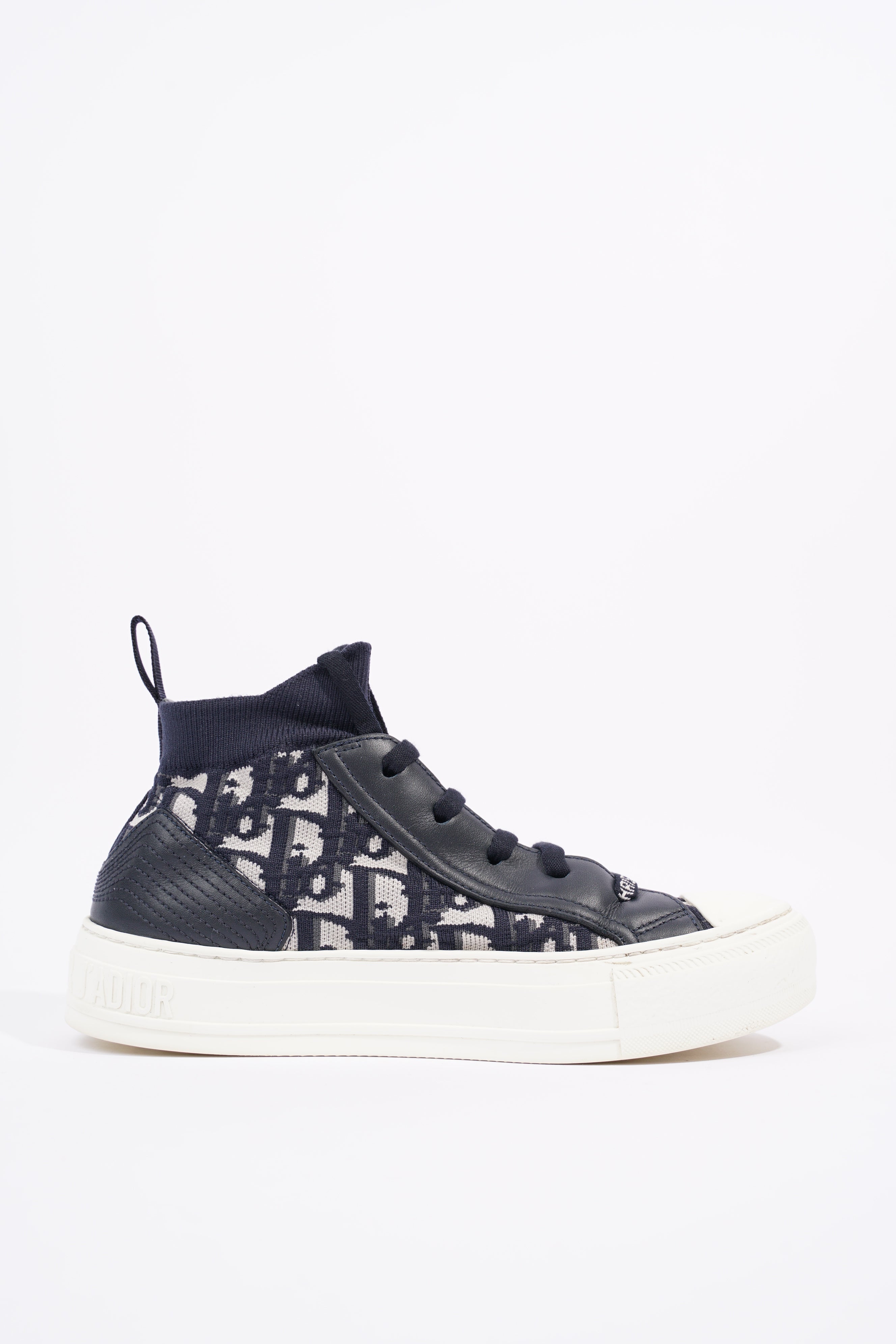 Christian Dior Womens Walk n' Dior Navy EU 35.5 / UK 2.5