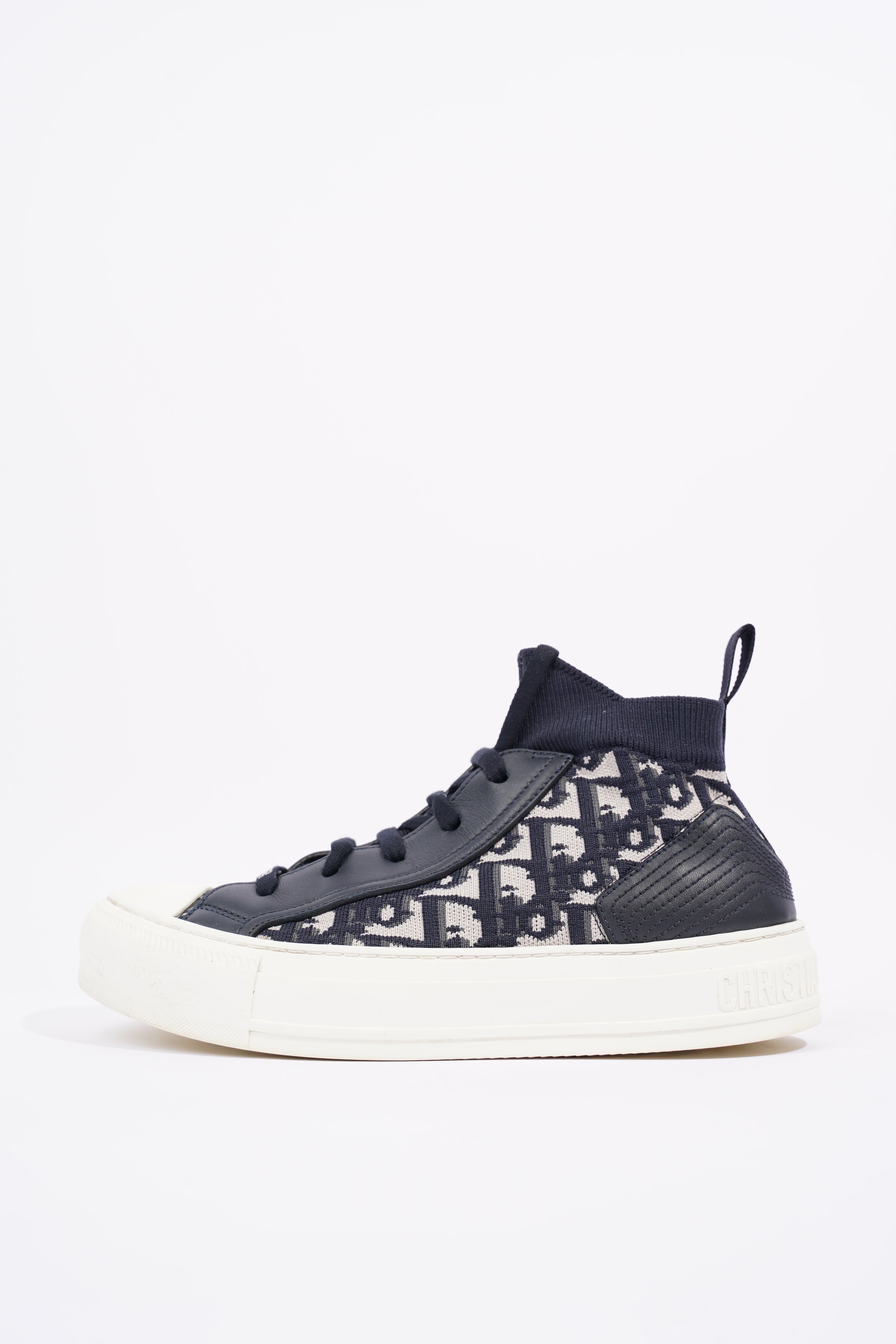 Christian Dior Womens Walk n' Dior Navy EU 35.5 / UK 2.5