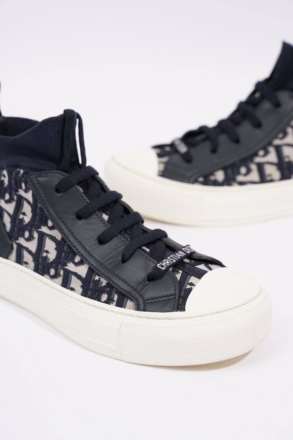 Christian Dior Womens Walk n' Dior Navy EU 35.5 / UK 2.5