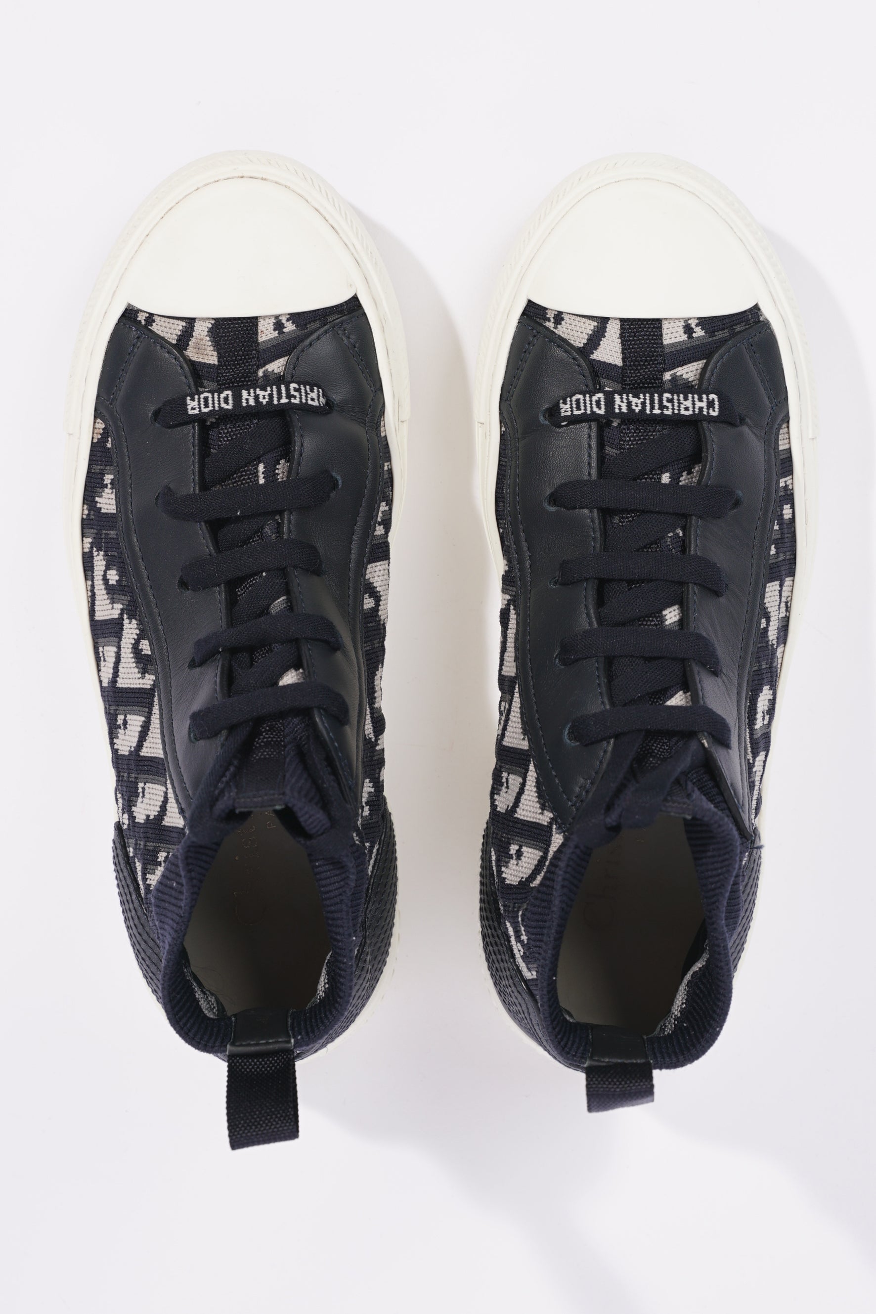 Christian Dior Womens Walk n' Dior Navy EU 35.5 / UK 2.5