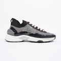Chanel Womens CC Logo Knit Sneakers Black / Grey EU 40.5 / UK 7.5