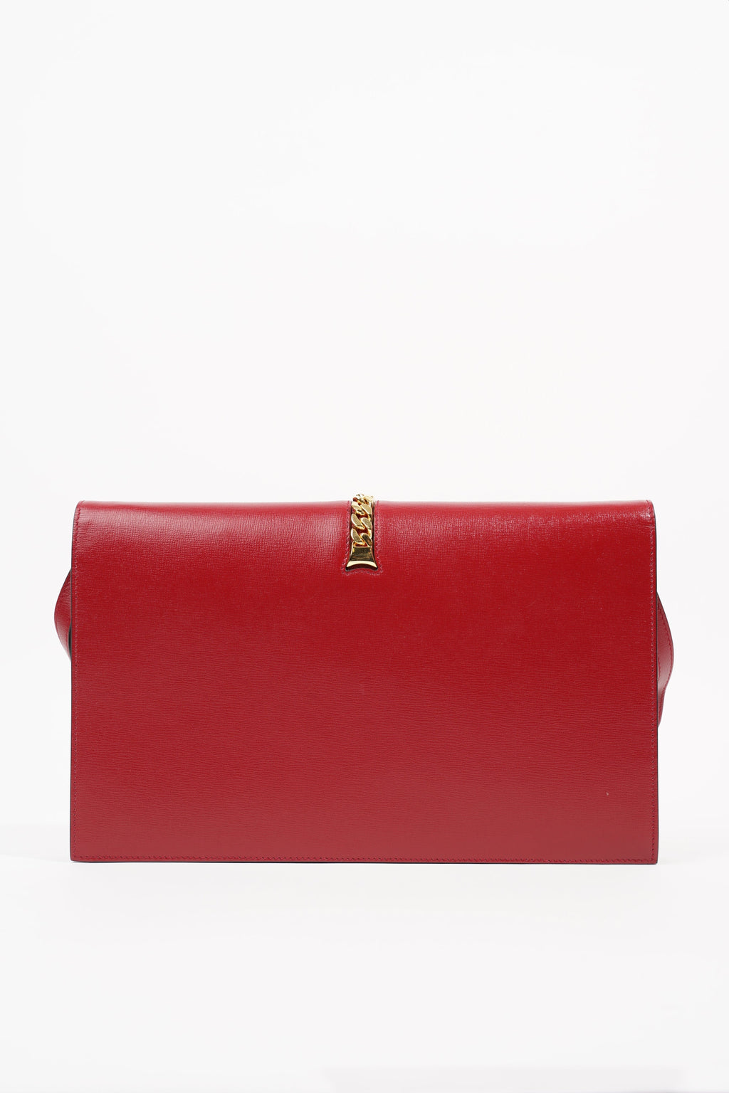 Gucci Womans Sylvie 1969 Shoulder Bag Red Medium