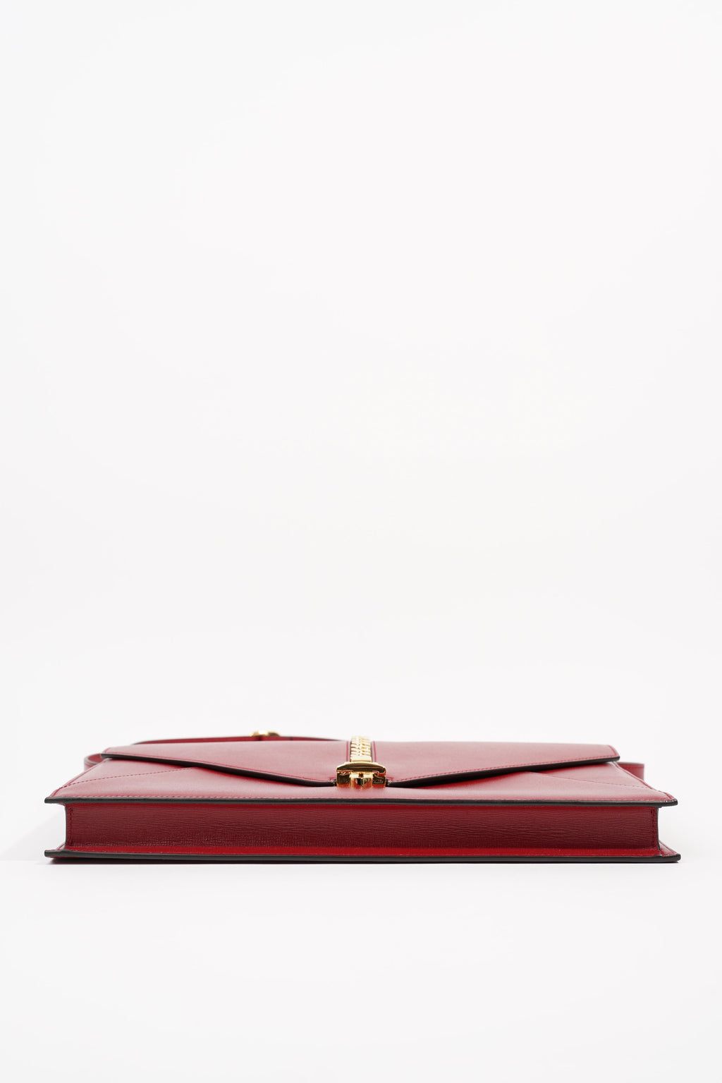 Gucci Womans Sylvie 1969 Shoulder Bag Red Medium