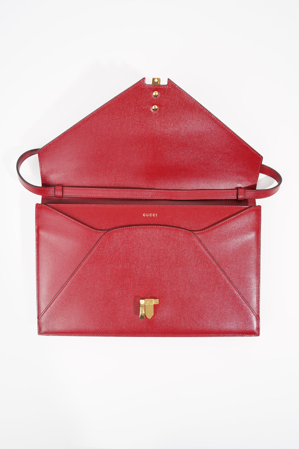 Gucci Womans Sylvie 1969 Shoulder Bag Red Medium