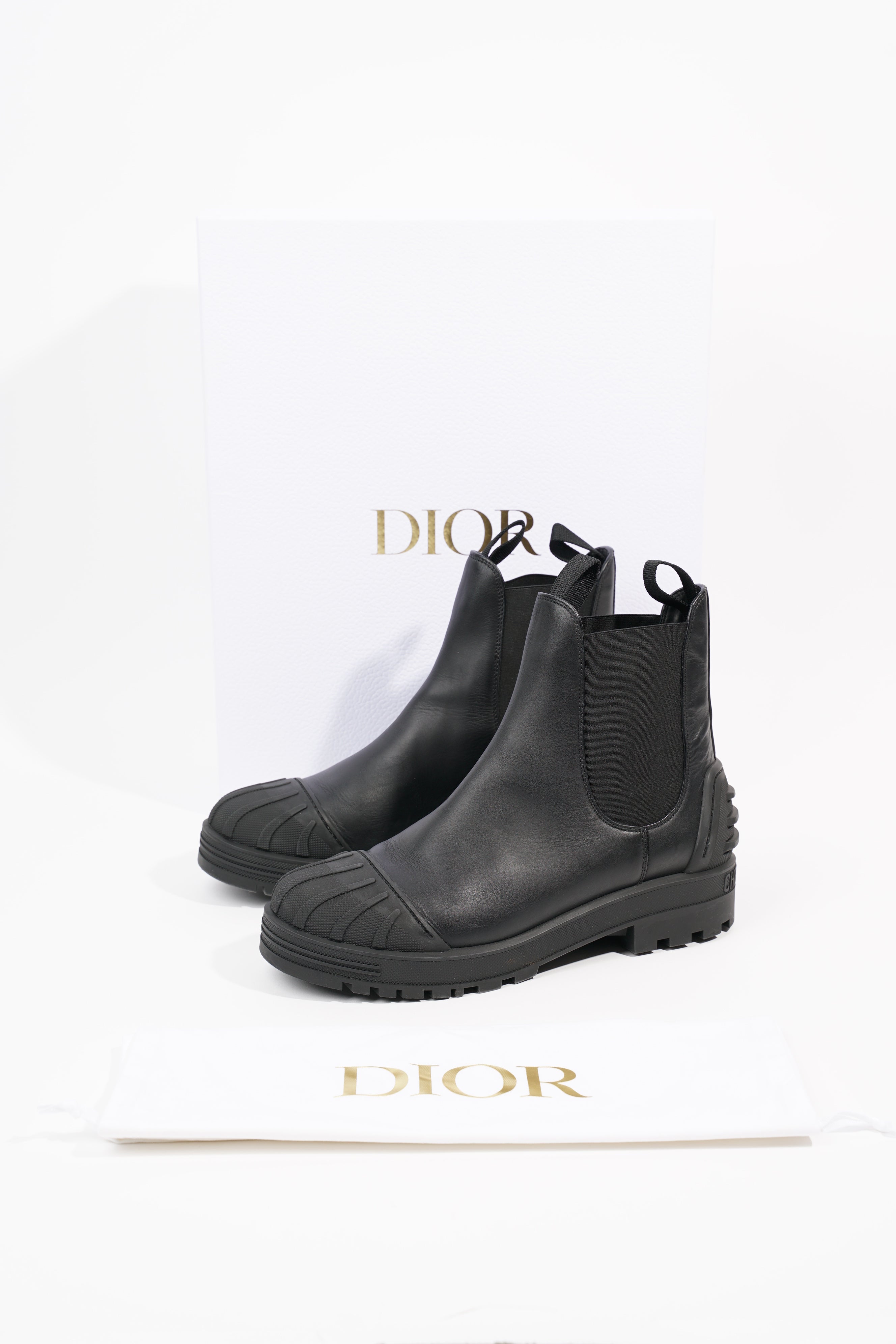 Christian Dior Womens Dioriron Boots Black EU 41.5 / UK 8.5