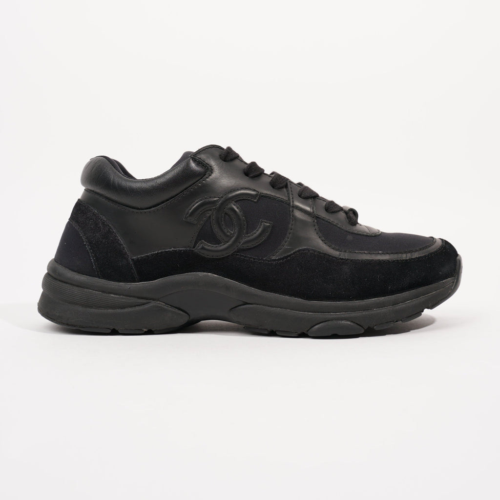 Chanel Womens CC Logo Black EU 38 / UK 5