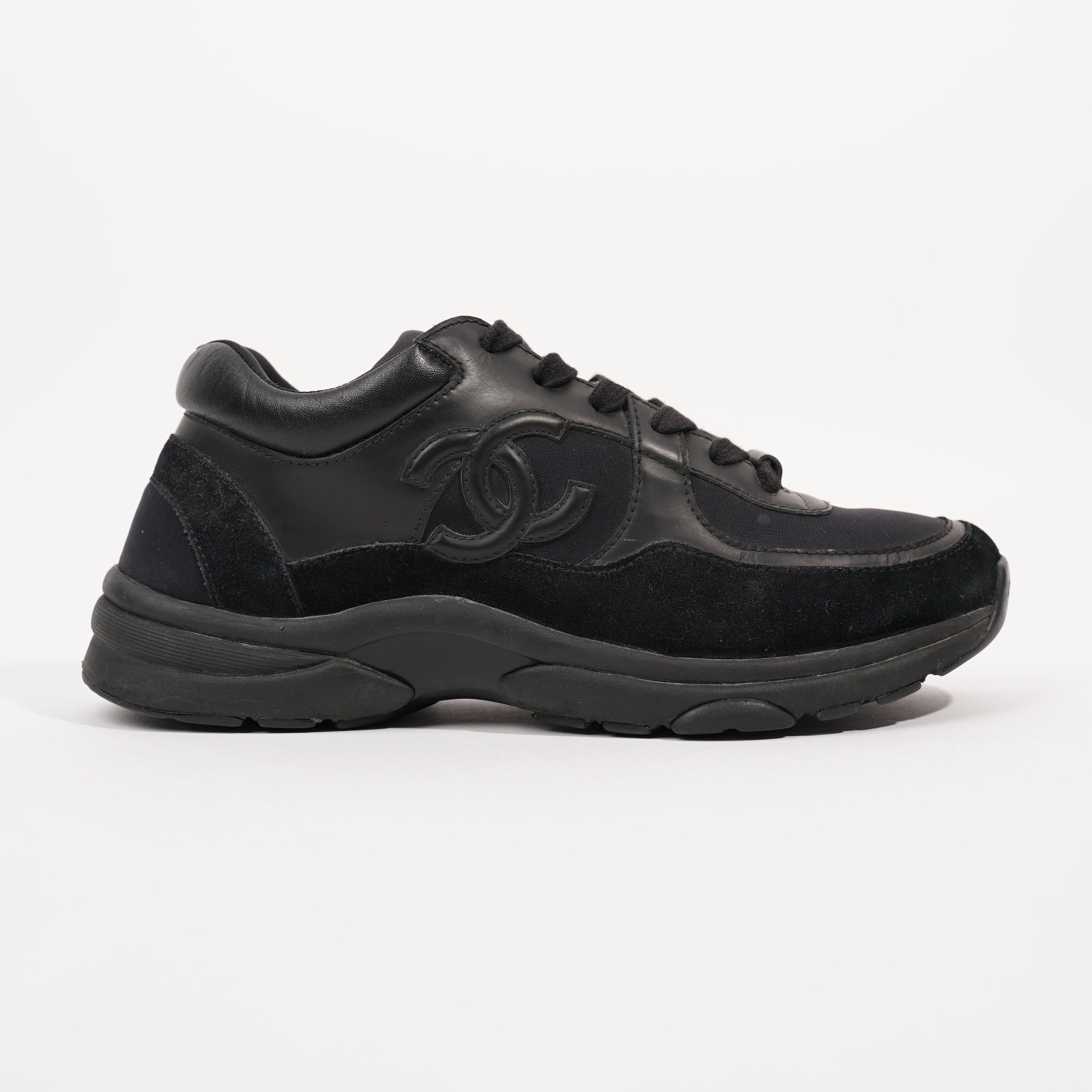 Chanel Womens CC Logo Black EU 38 / UK 5