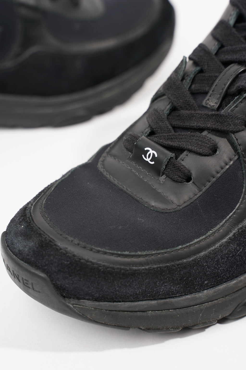 Chanel Womens CC Logo Black EU 38 / UK 5