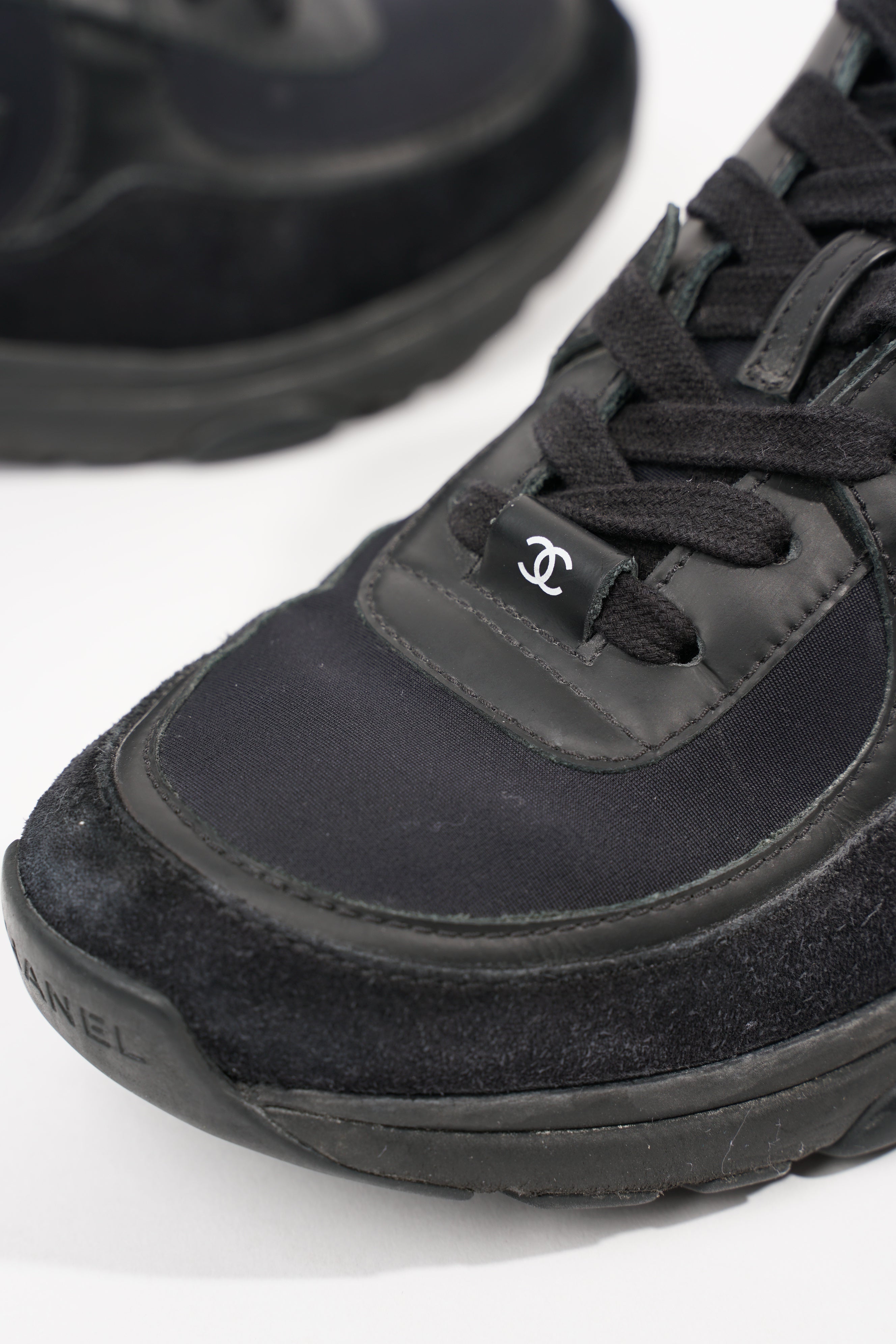Chanel Womens CC Logo Black EU 38 / UK 5