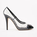Chanel Womens Transparent Pump Black EU 38 / UK 5