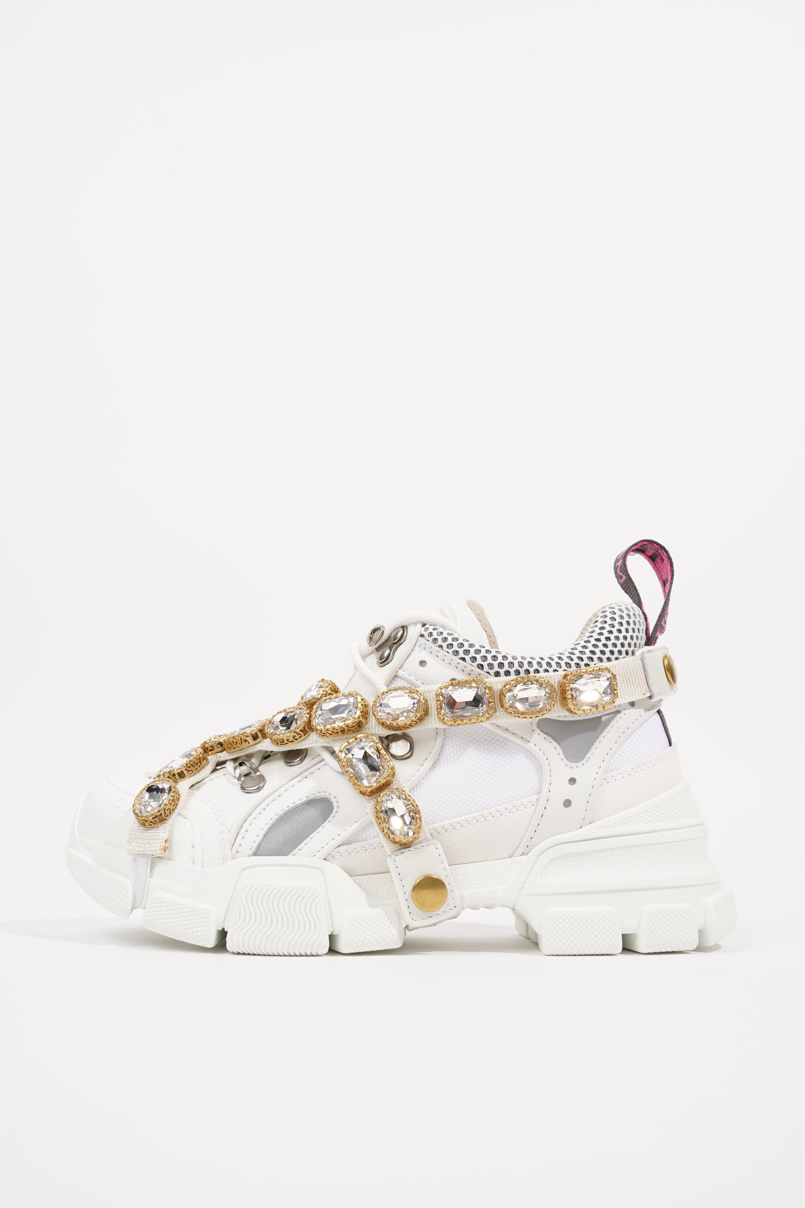 Gucci Womens Flashtrek White EU 35 / UK 2