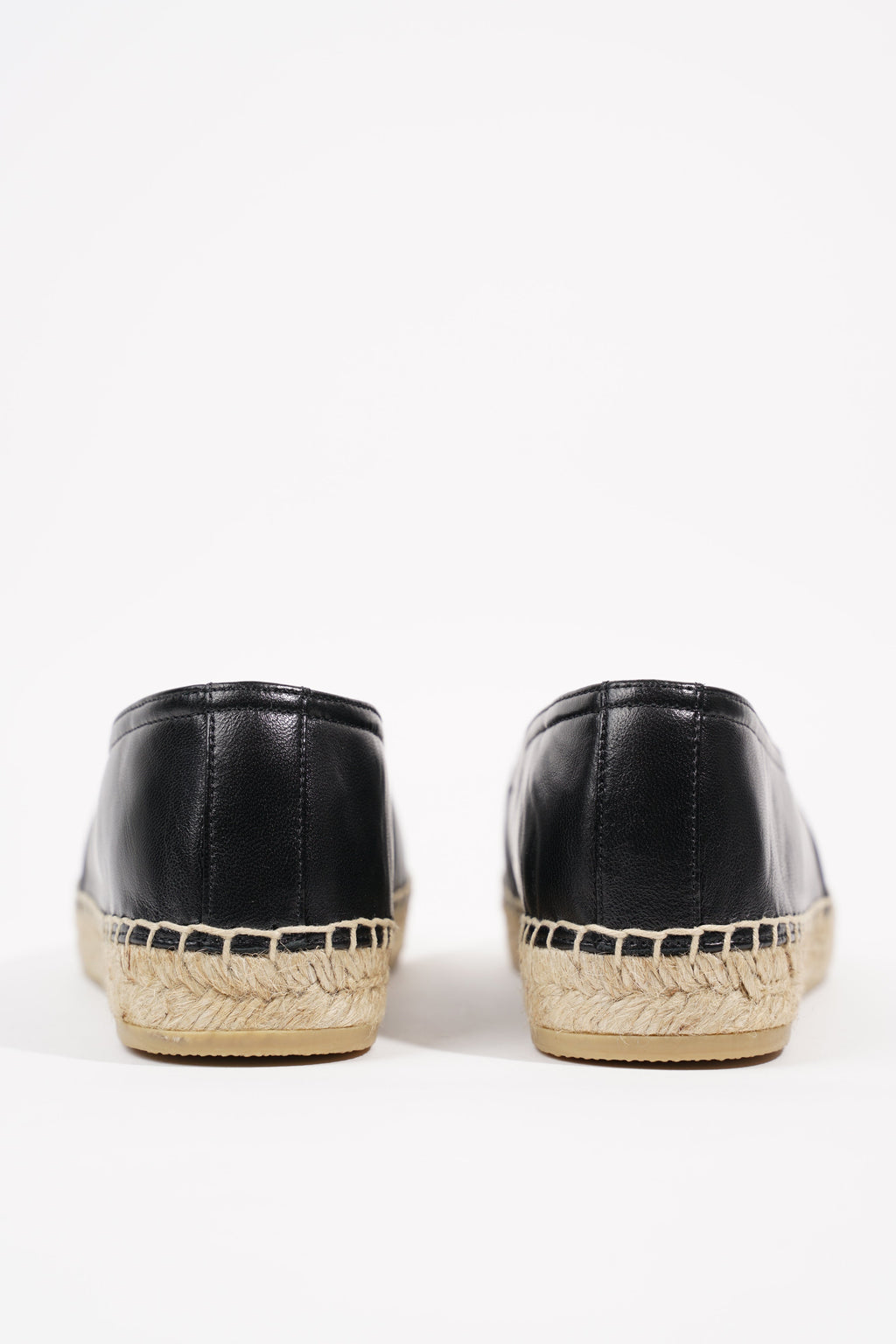 Saint Laurent Womens Espadrille Black EU 38.5 / UK 5.5
