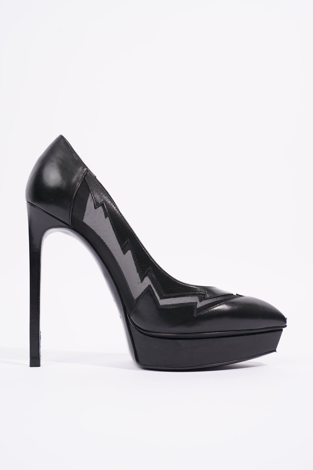 Saint Laurent Womens Janis Net 105 Black EU 37 / UK 4