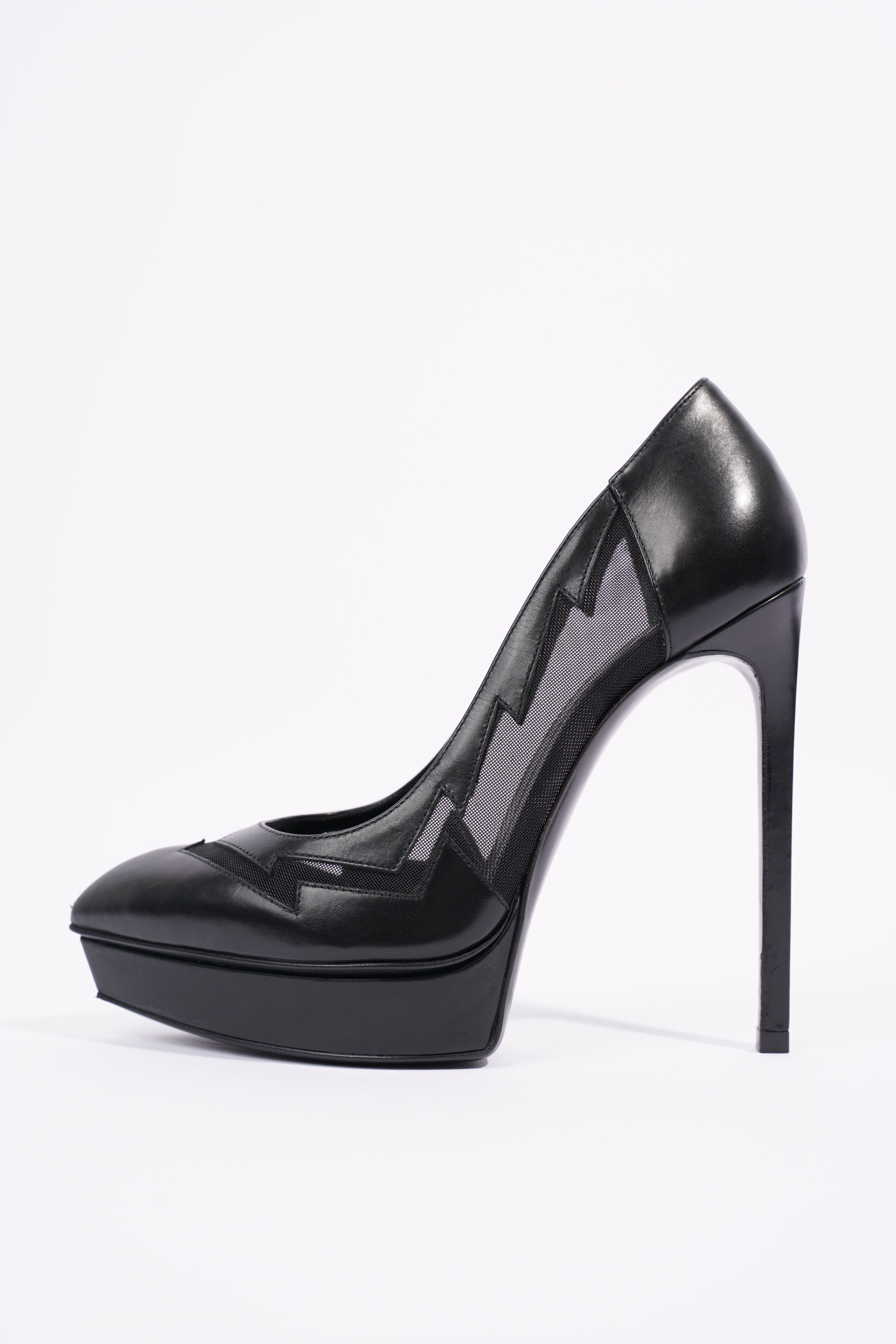 Saint Laurent Womens Janis Net 105 Black EU 37 / UK 4