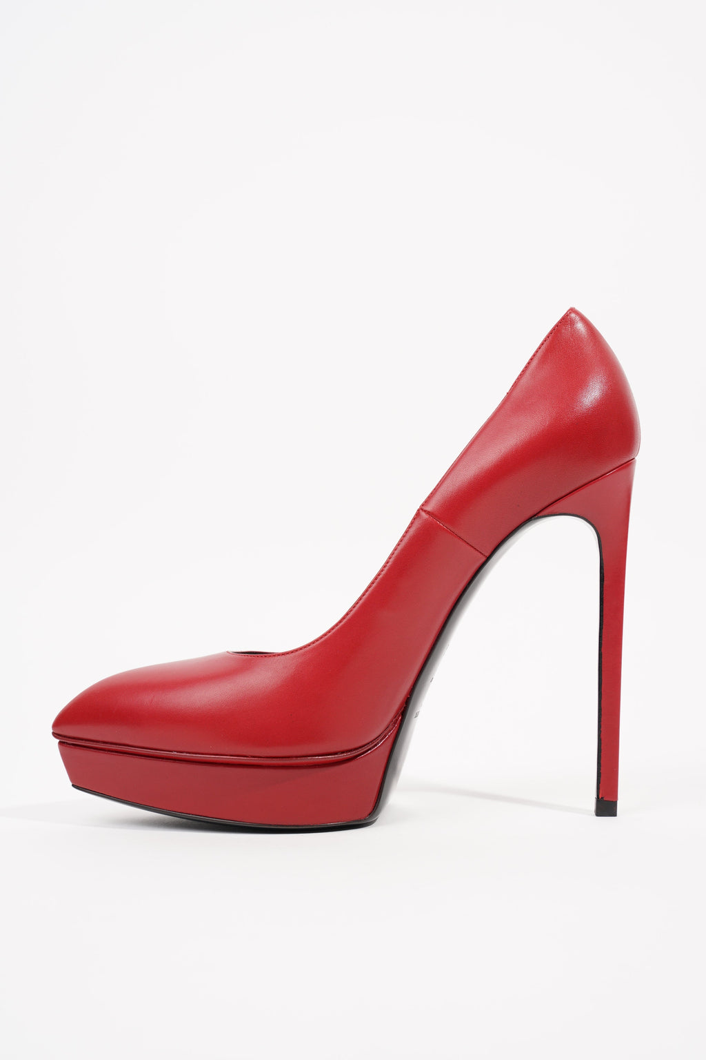Saint Laurent Womens Janis 105 Red EU 39.5 / UK 6.5