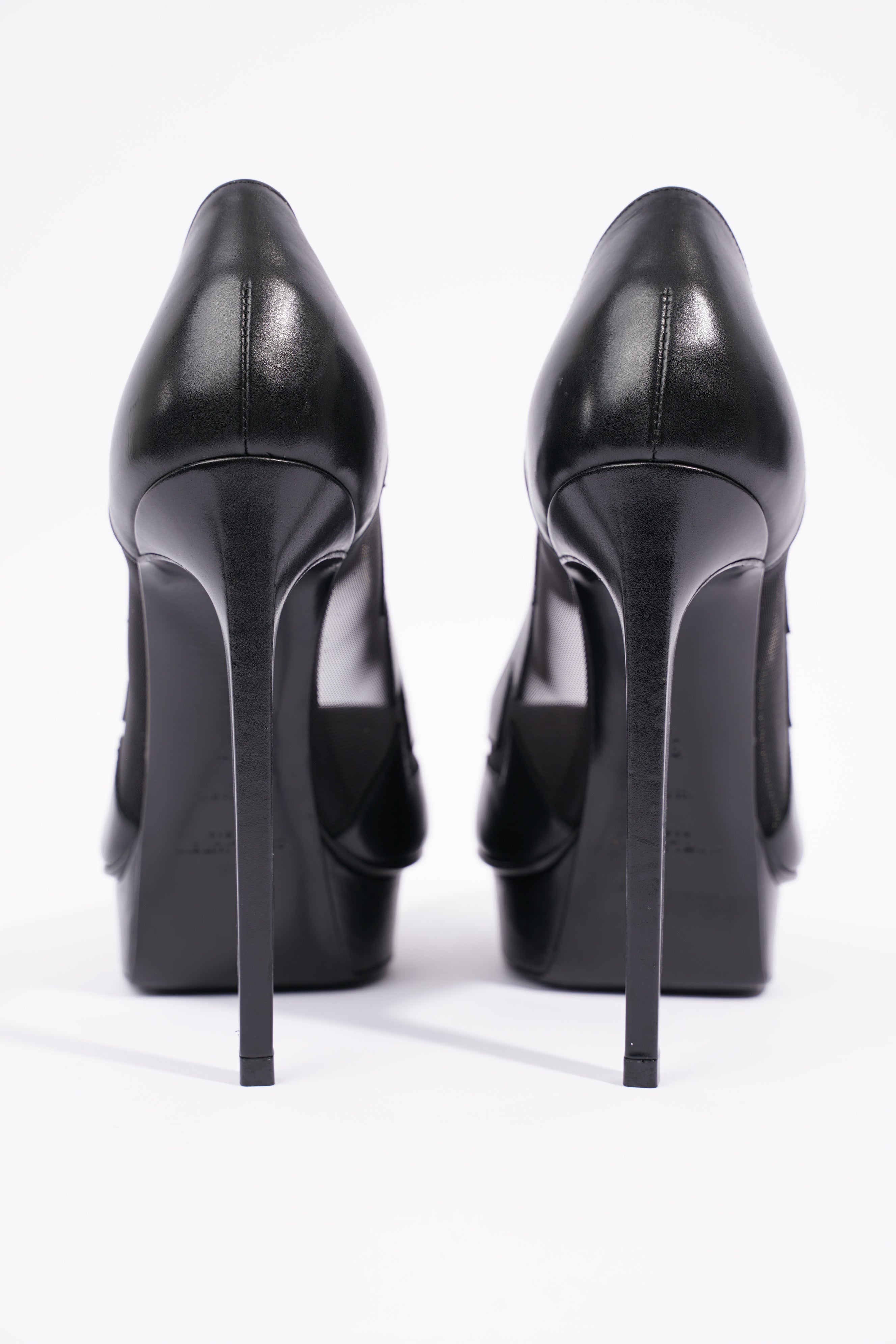 Saint Laurent Womens Janis Net 105 Black EU 37 / UK 4