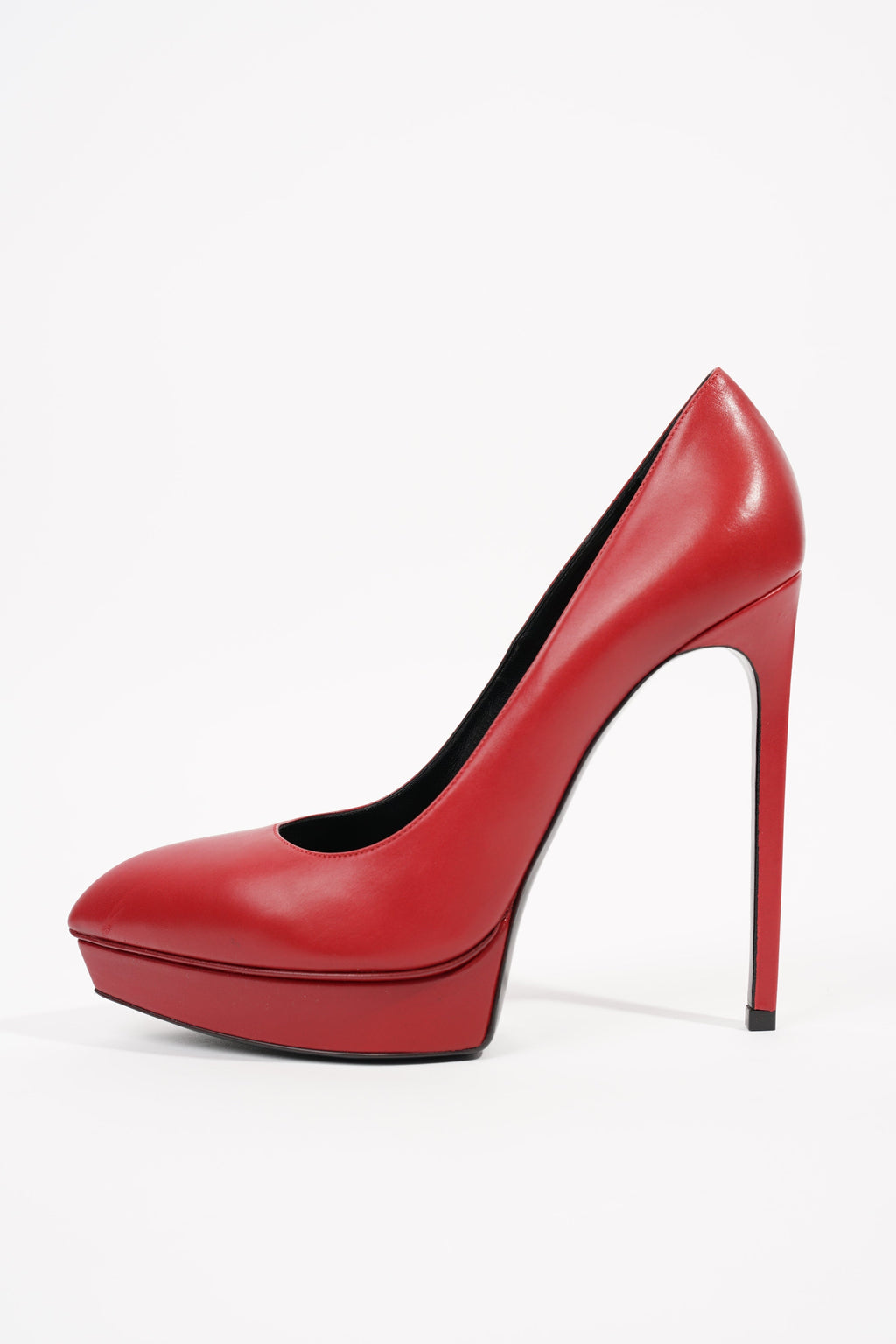 Saint Laurent Womens Janis 105 Red EU 39.5 / UK 6.5