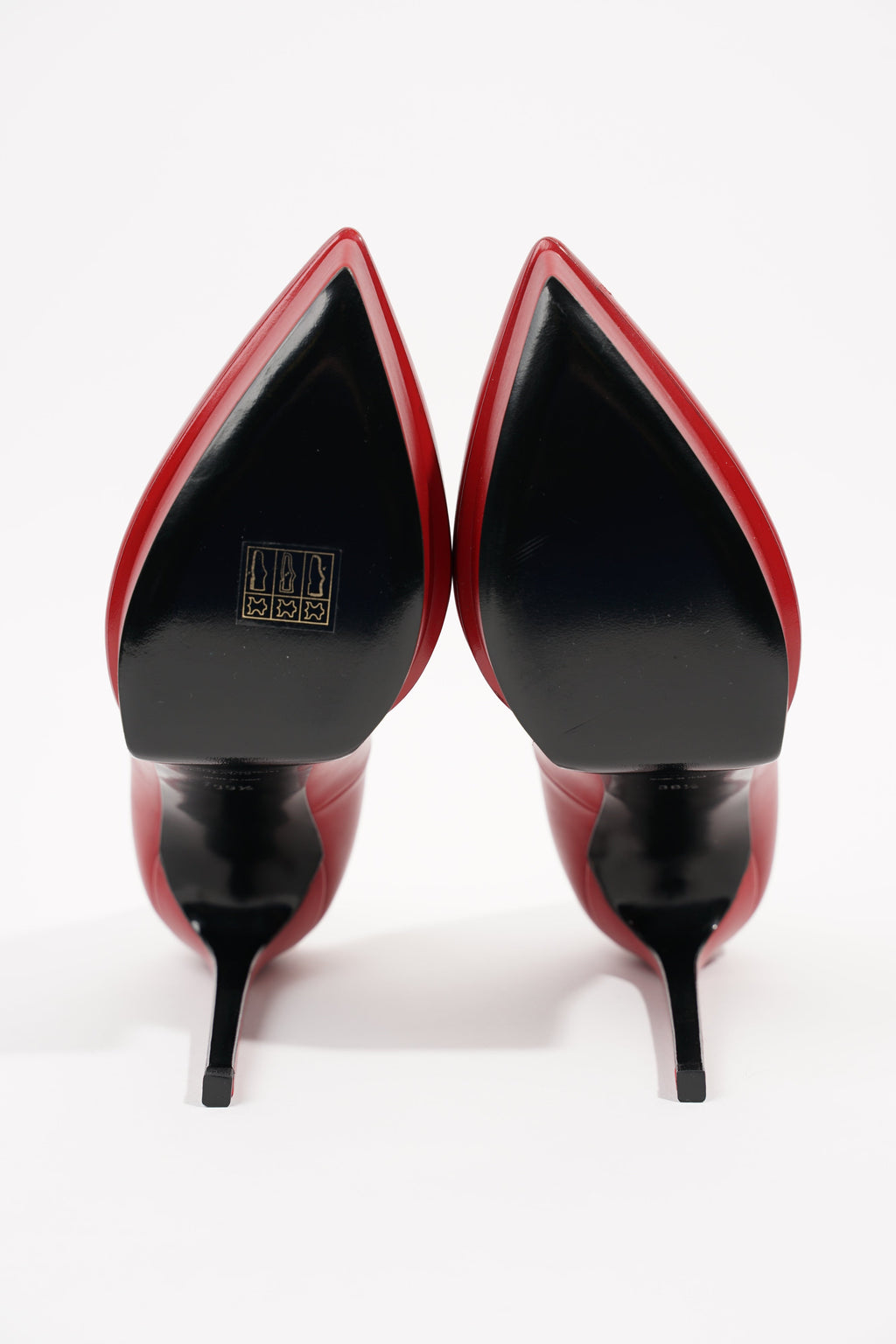 Saint Laurent Womens Janis 105 Red EU 39.5 / UK 6.5