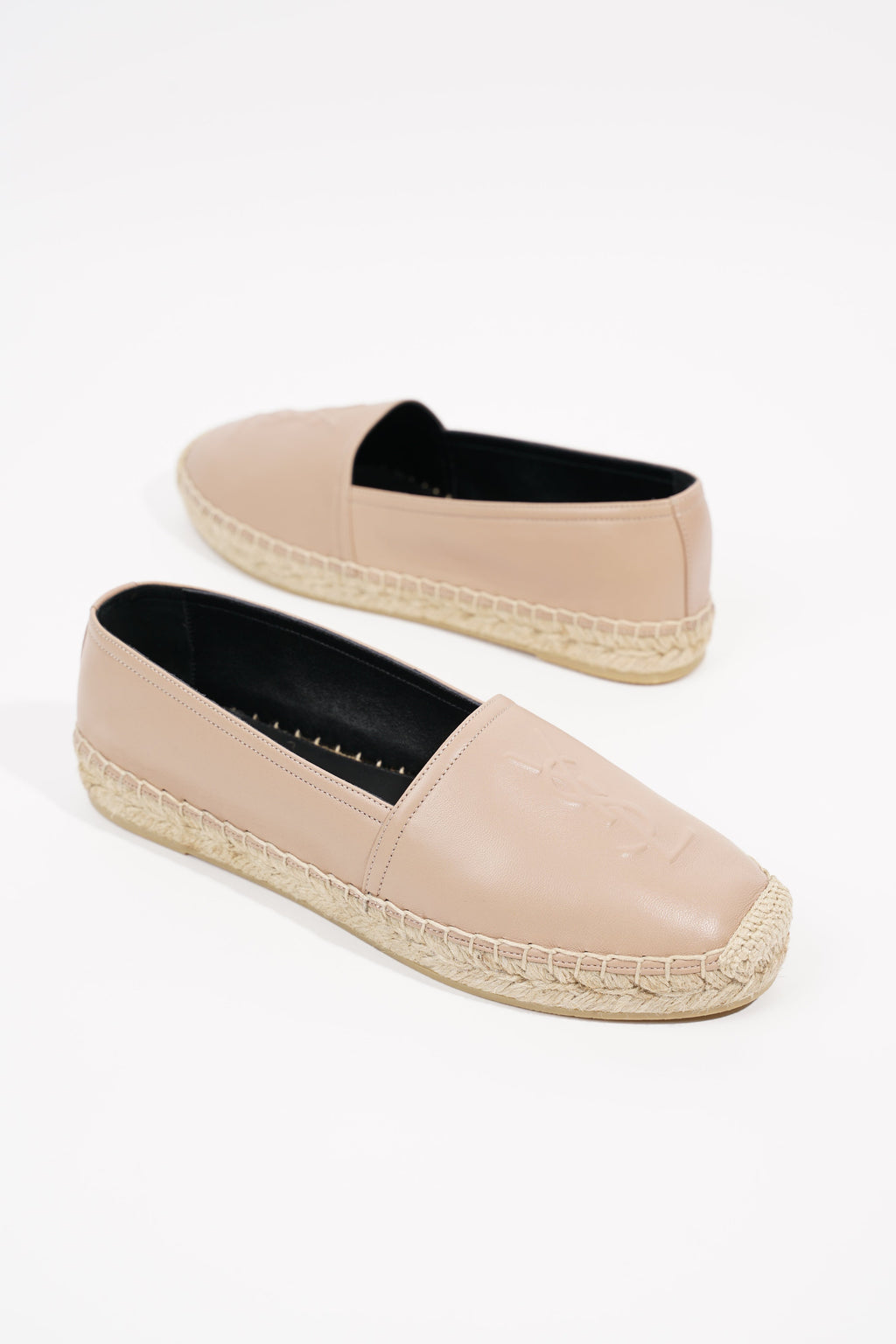 Saint Laurent Womens Espadrille Nude EU 37.5 / UK 4.5