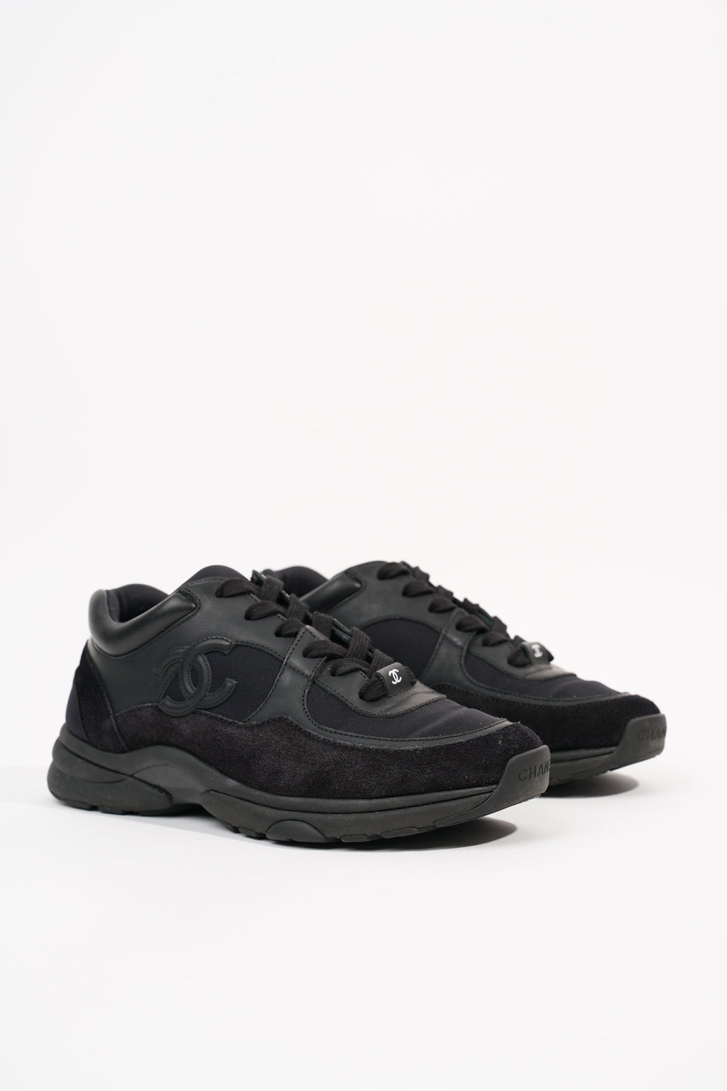 Chanel Womens CC Logo Black EU 36 / UK 3