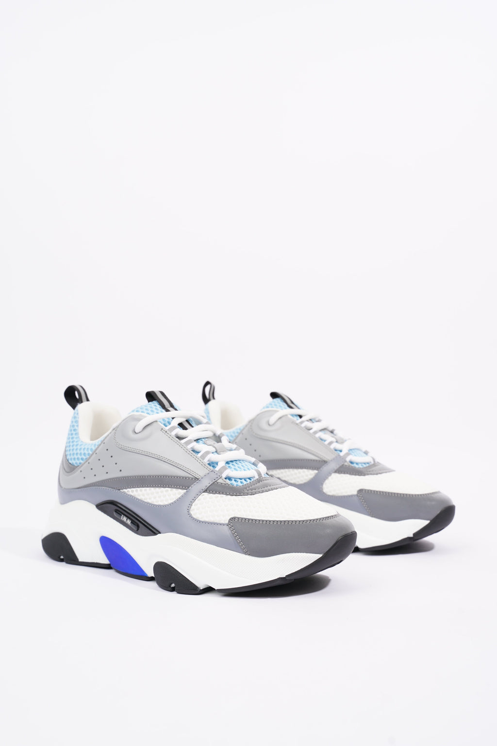 Christian Dior Mens B22 Grey / White / Baby Blue EU 43.5 / UK 9.5