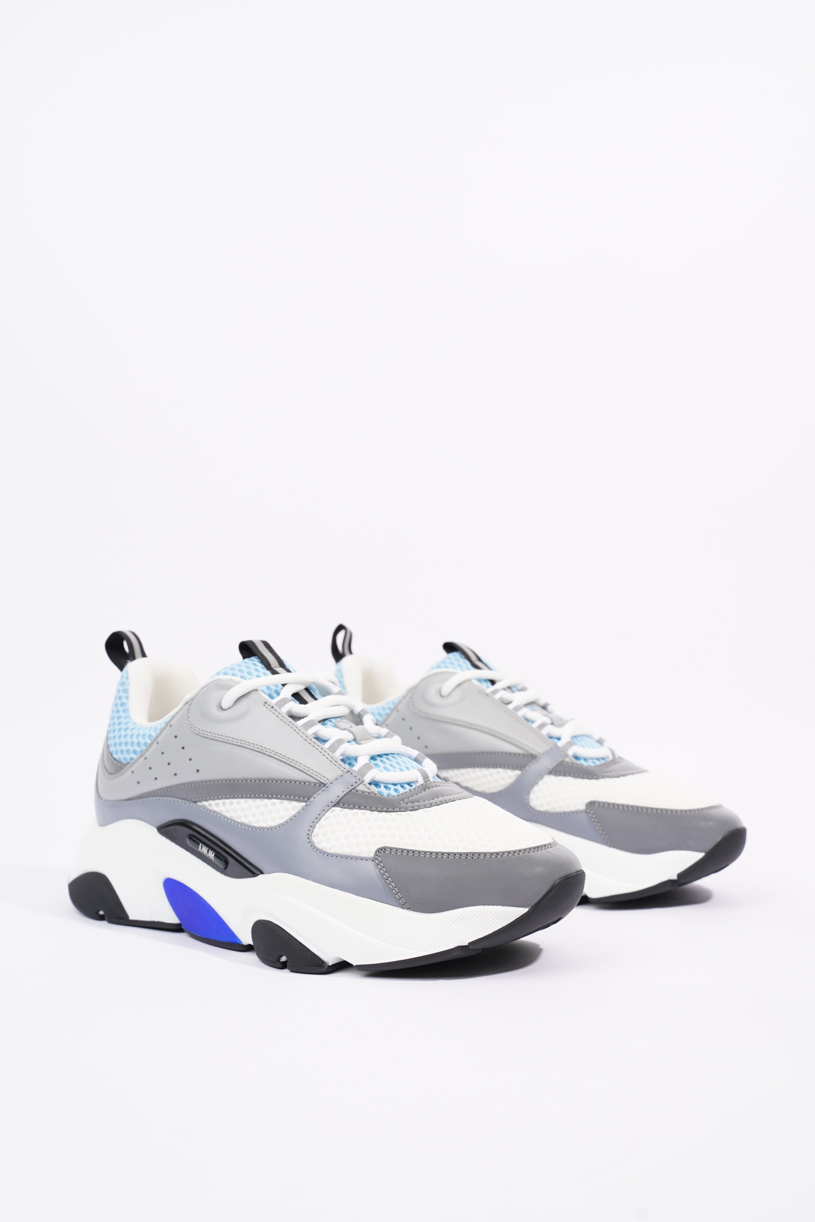 Christian Dior Mens B22 Grey / White / Baby Blue EU 43.5 / UK 9.5