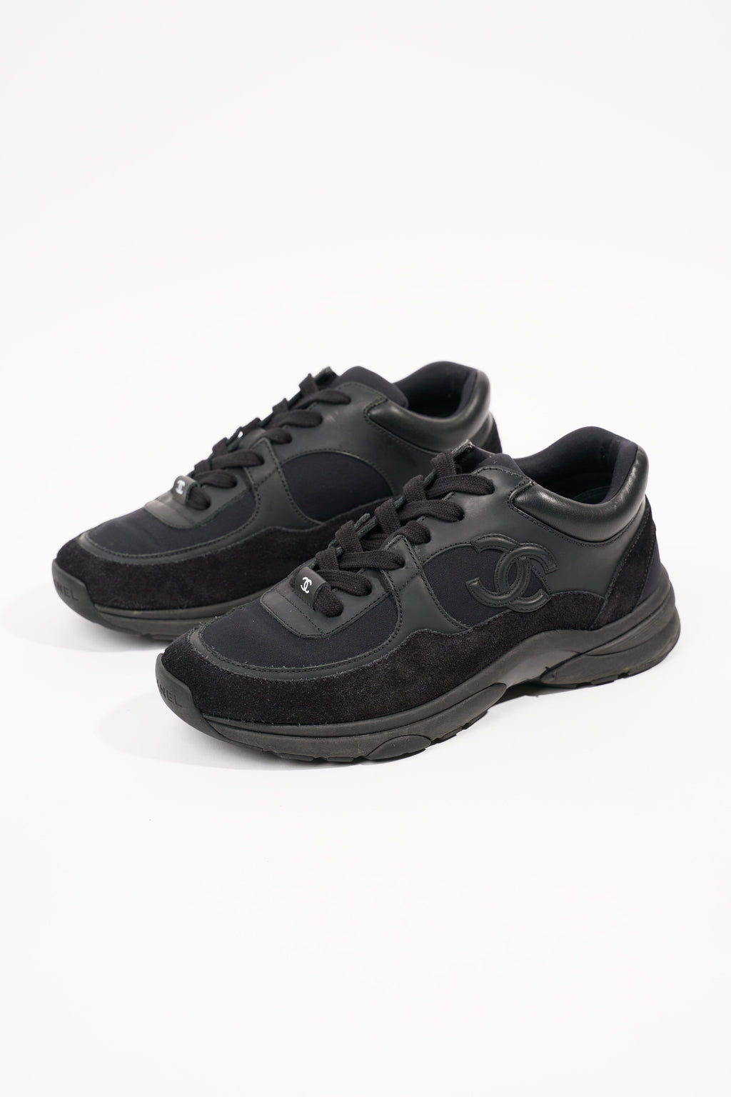 Chanel Womens CC Logo Black EU 36 / UK 3