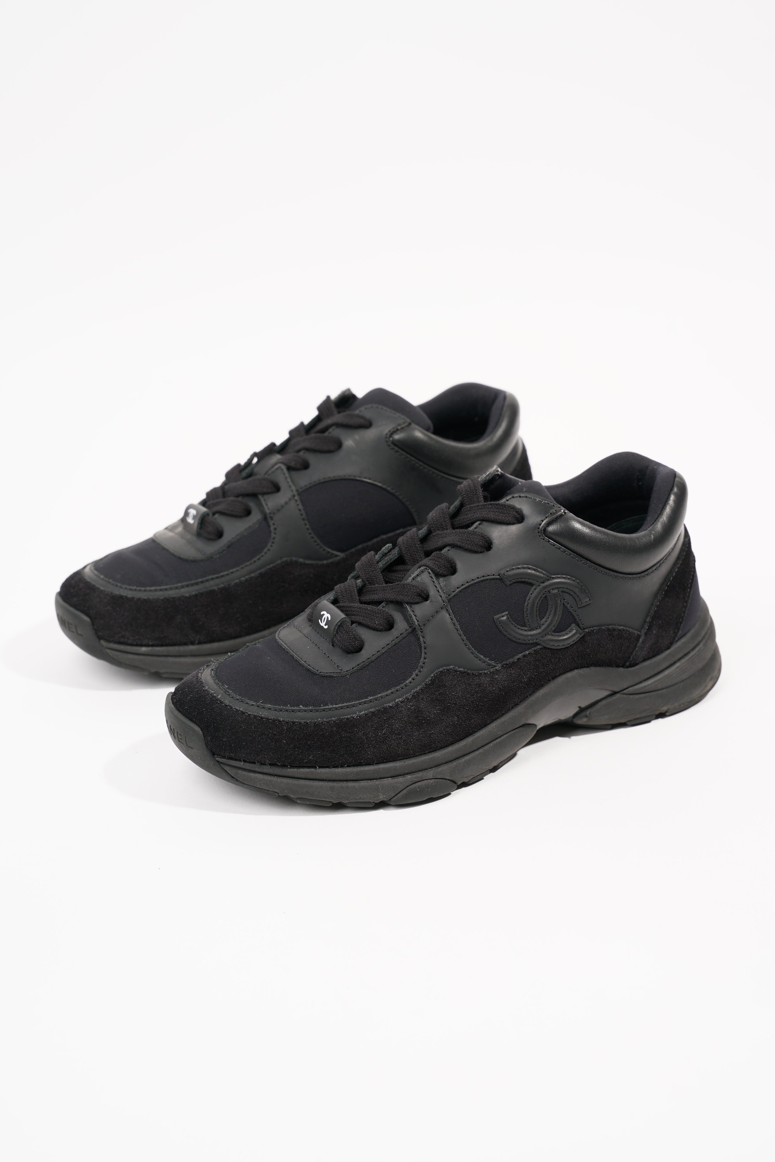 Chanel Womens CC Logo Black EU 36 / UK 3