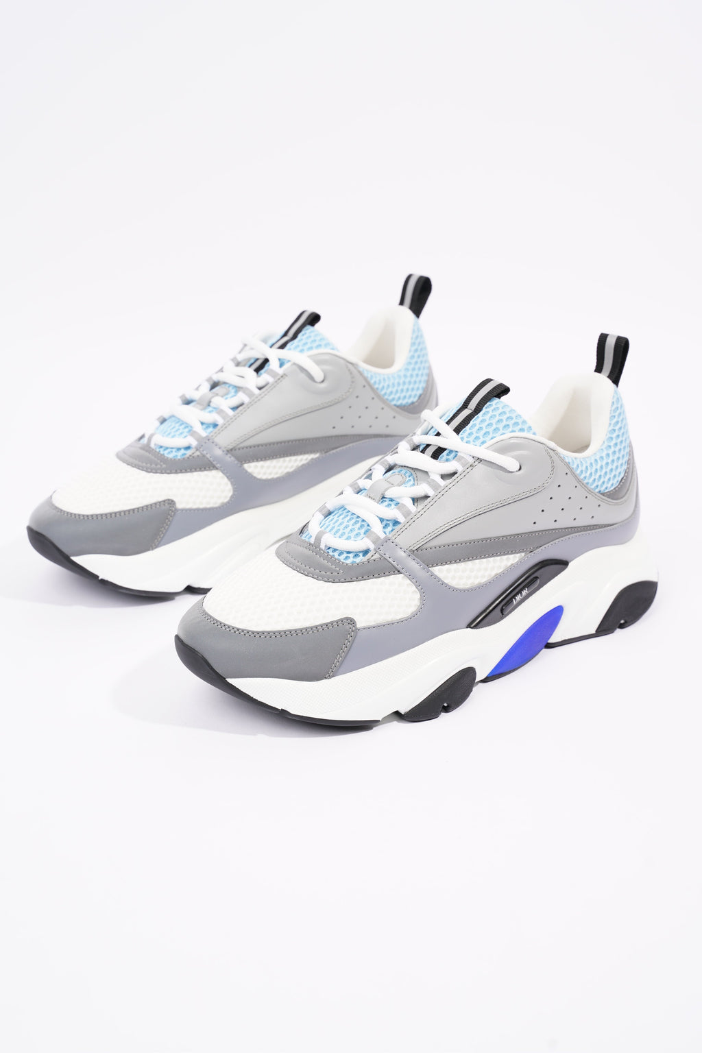 Christian Dior Mens B22 Grey / White / Baby Blue EU 43.5 / UK 9.5