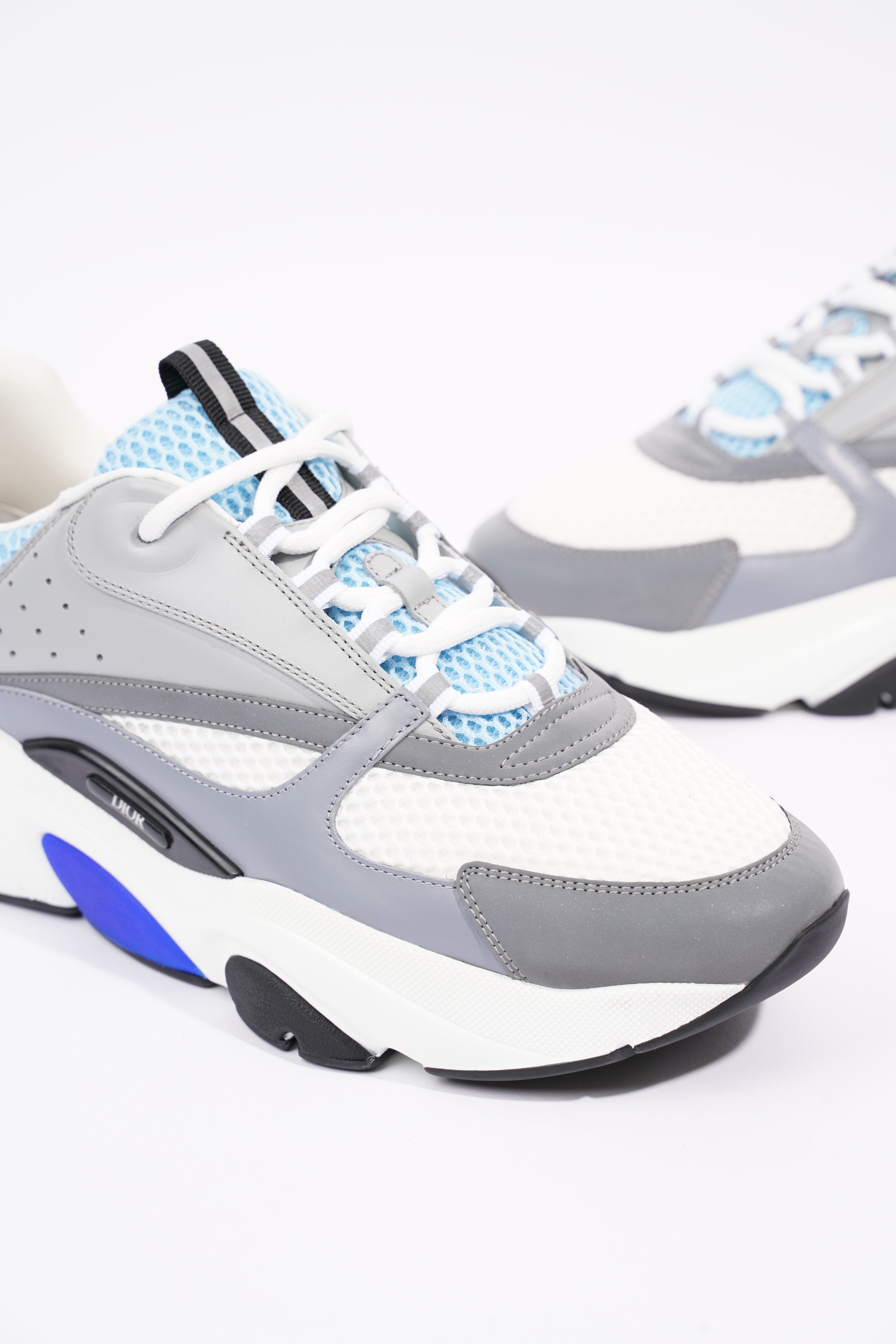 Christian Dior Mens B22 Grey / White / Baby Blue EU 43.5 / UK 9.5