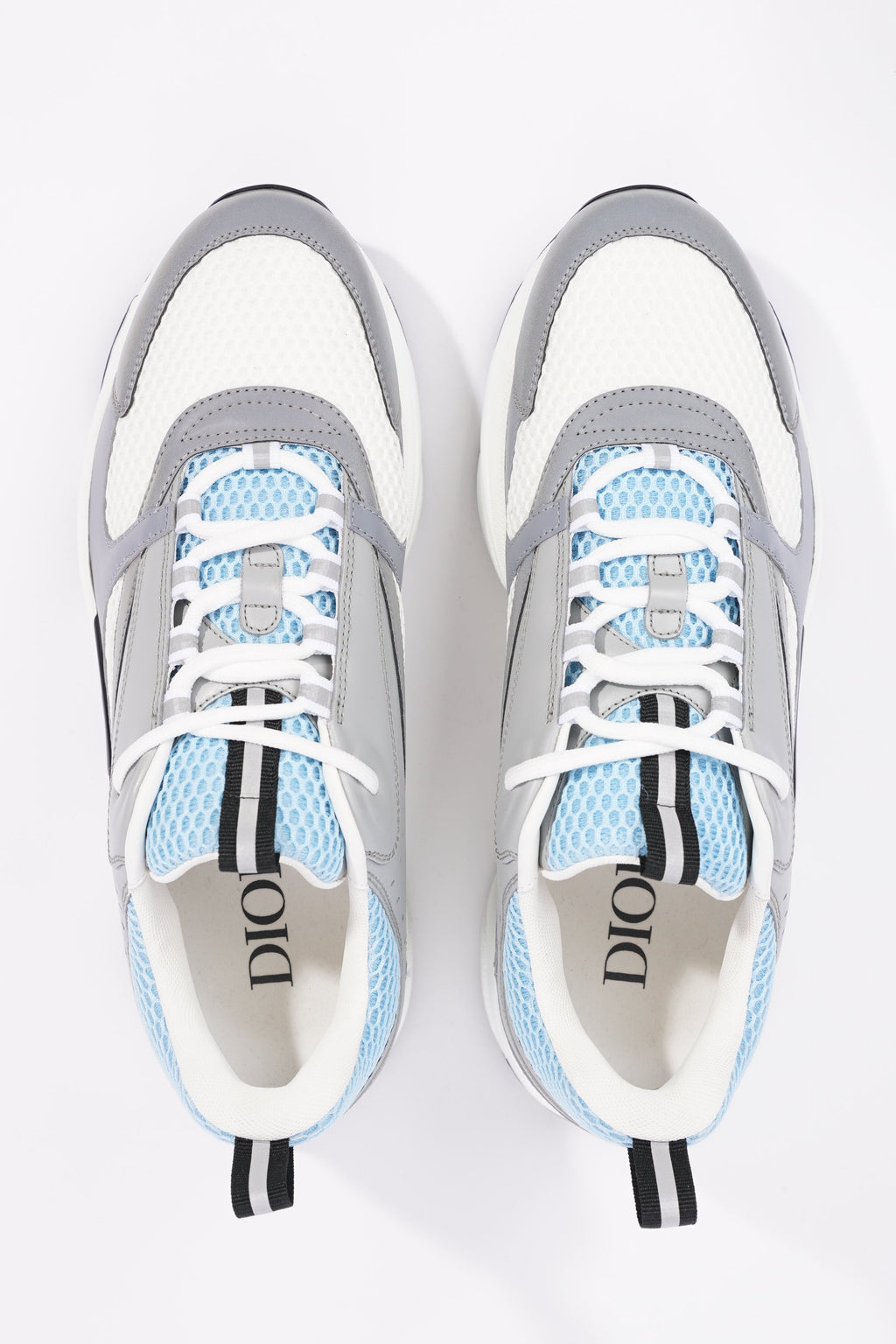 Christian Dior Mens B22 Grey / White / Baby Blue EU 43.5 / UK 9.5