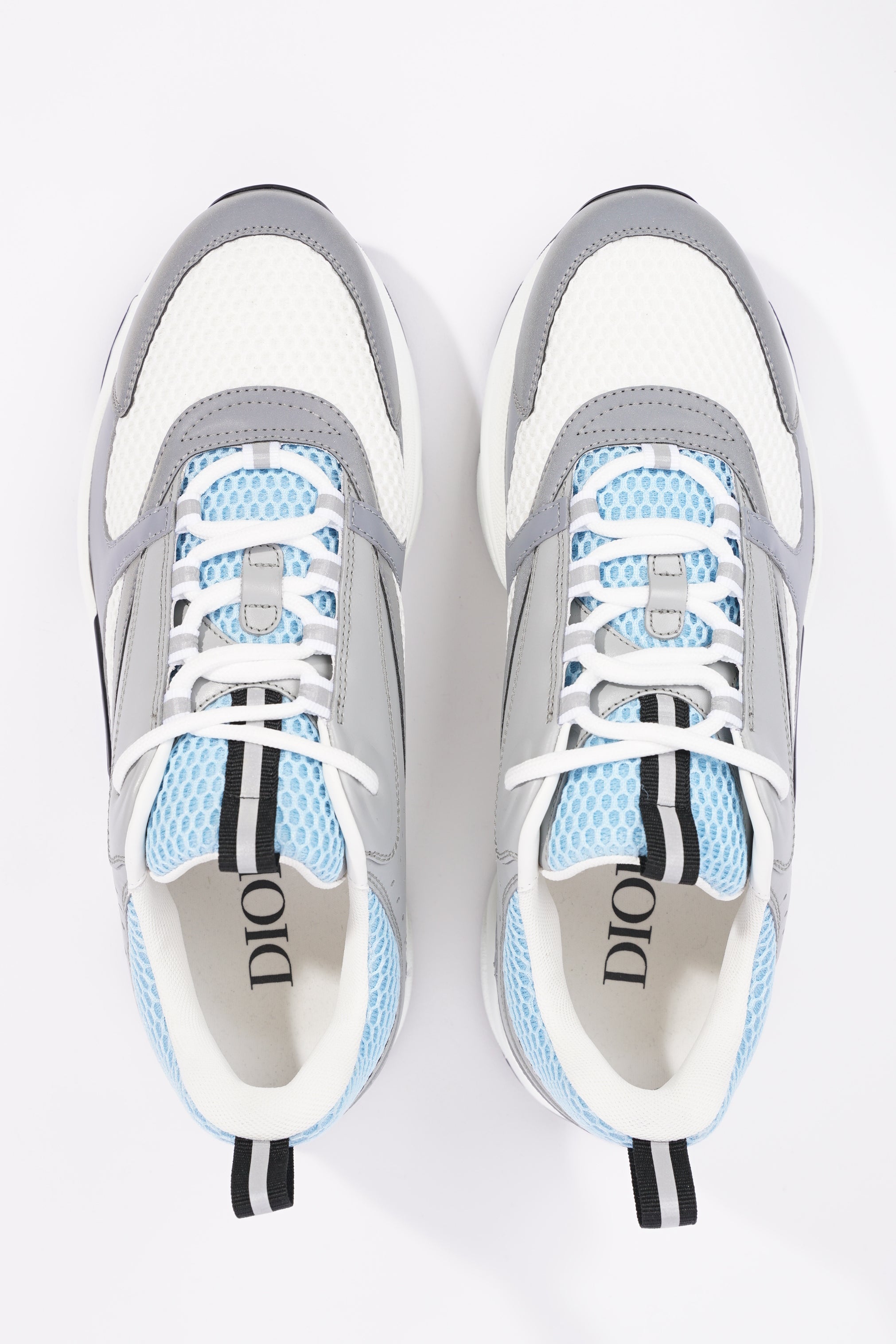 Christian Dior Mens B22 Grey / White / Baby Blue EU 43.5 / UK 9.5