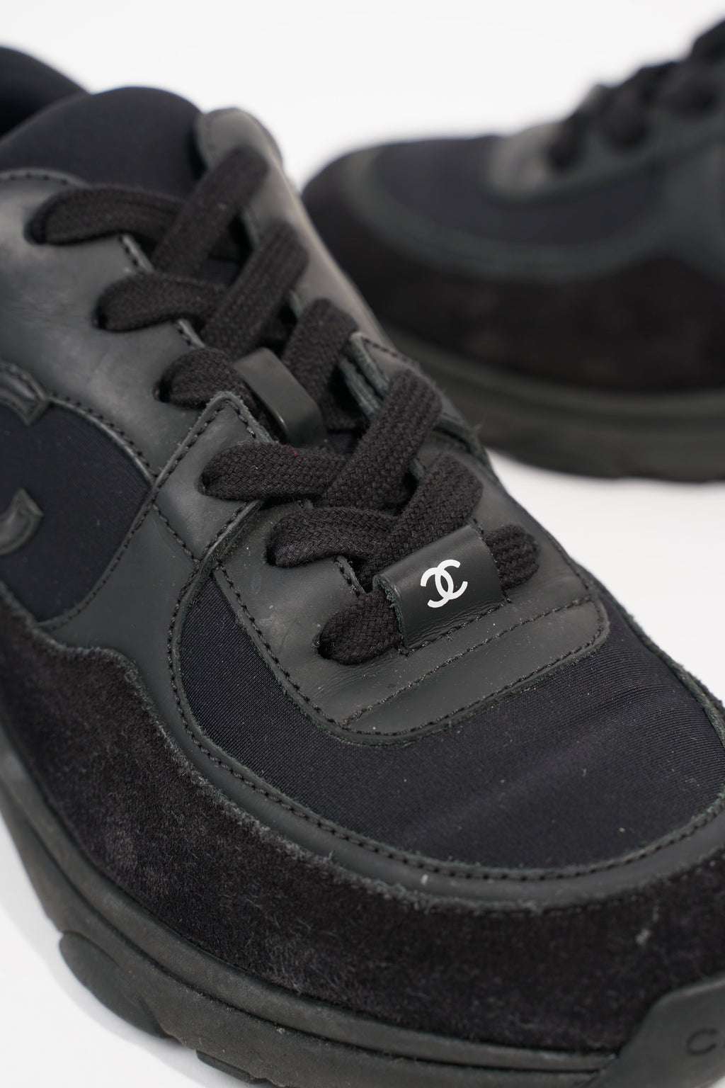 Chanel Womens CC Logo Black EU 36 / UK 3