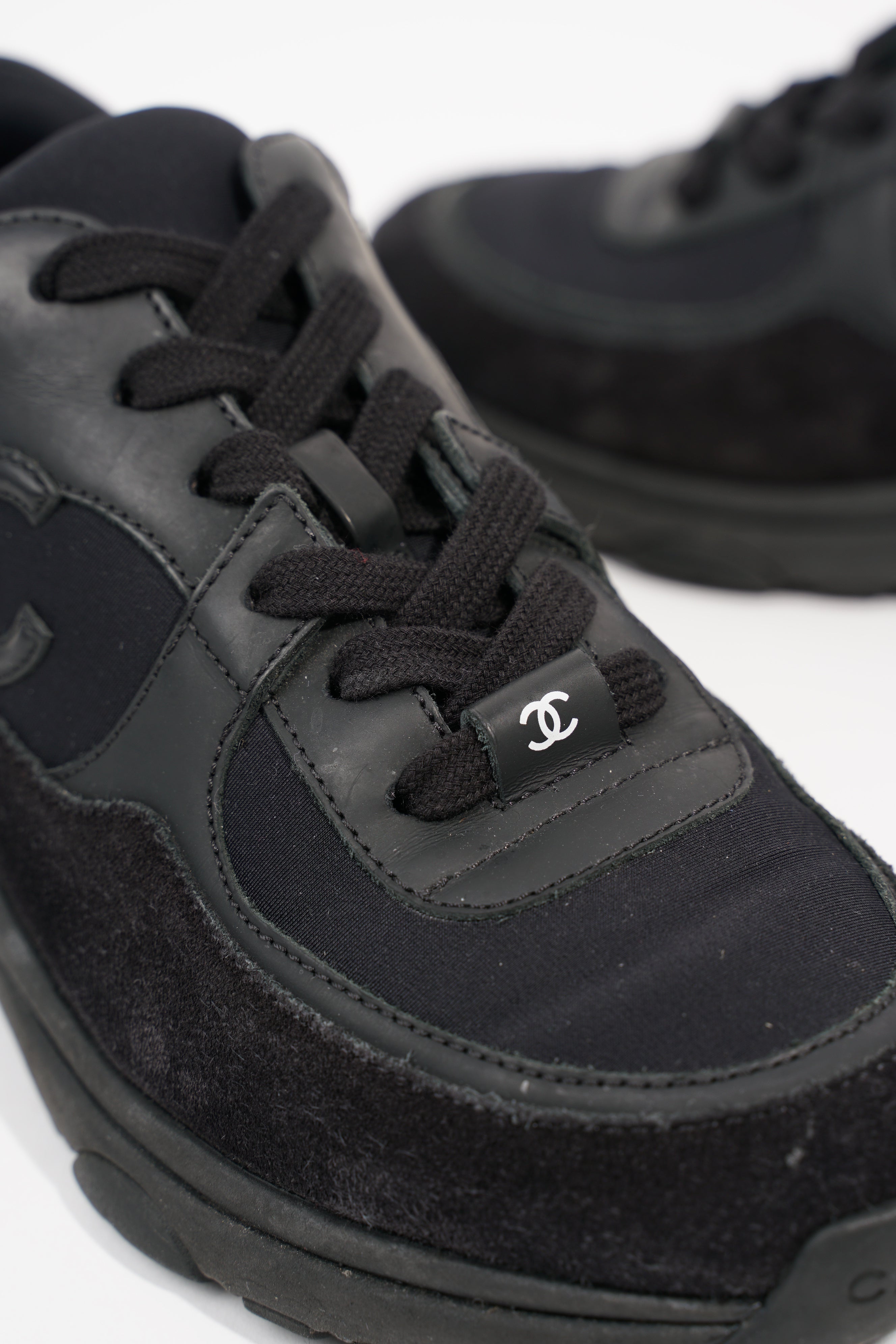 Chanel Womens CC Logo Black EU 36 / UK 3
