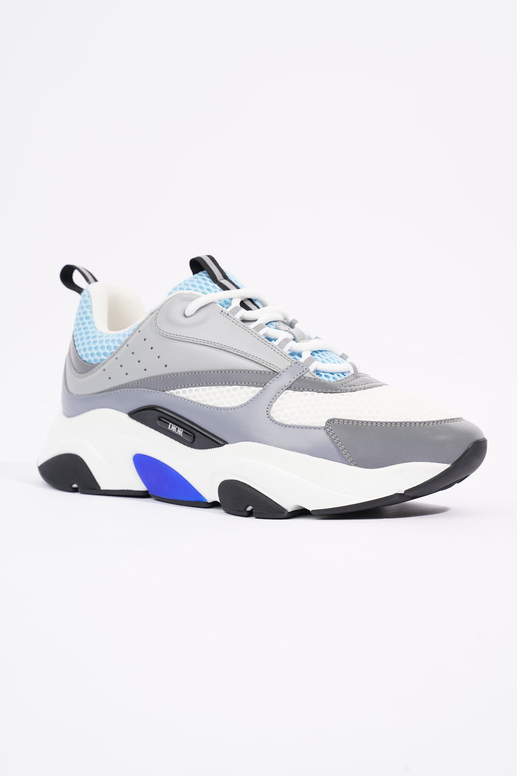 Christian Dior Mens B22 Grey / White / Baby Blue EU 43.5 / UK 9.5