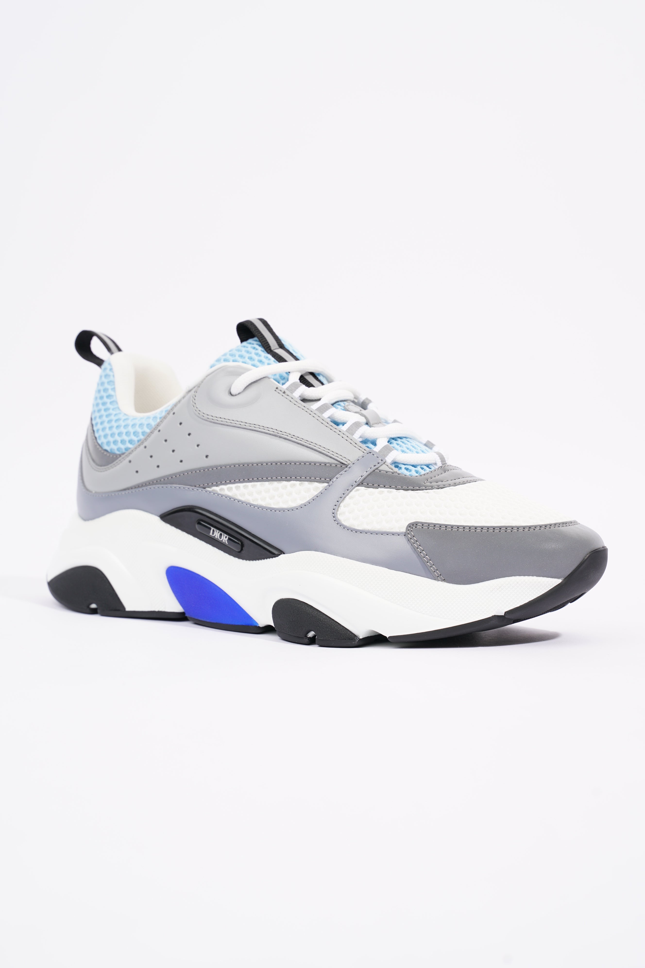 Christian Dior Mens B22 Grey / White / Baby Blue EU 43.5 / UK 9.5