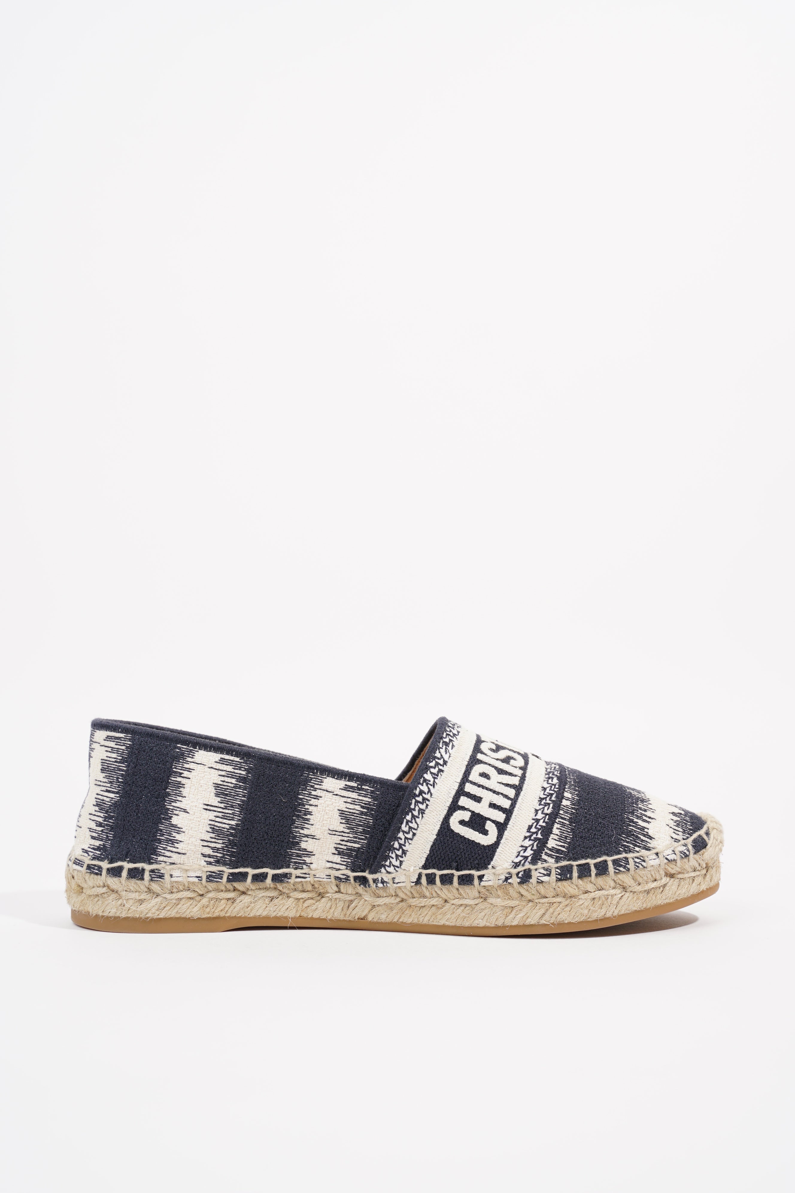 Christian Dior Womens Granville Espadrille Deep Blue EU 36 / UK 3