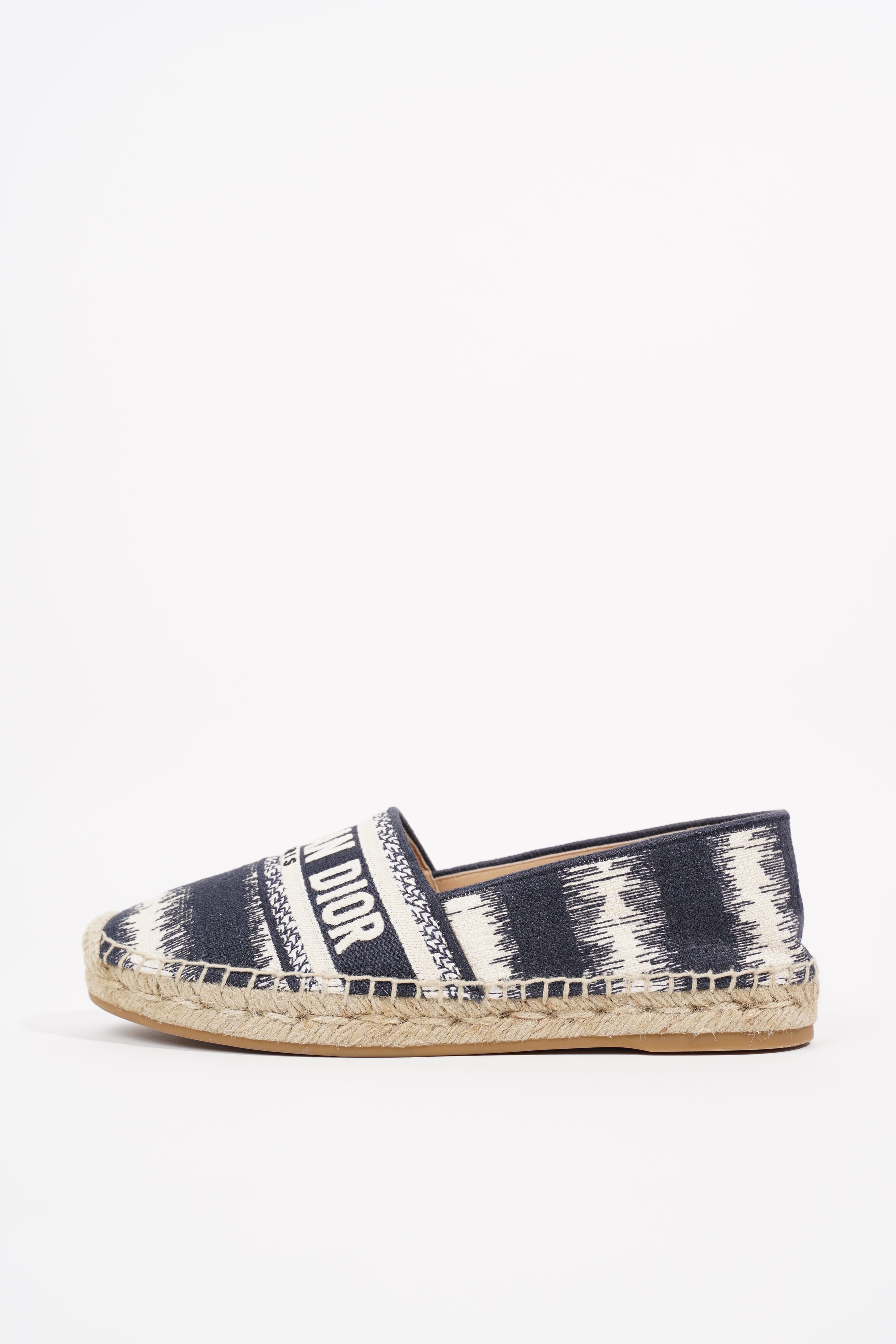 Christian Dior Womens Granville Espadrille Deep Blue EU 36 / UK 3